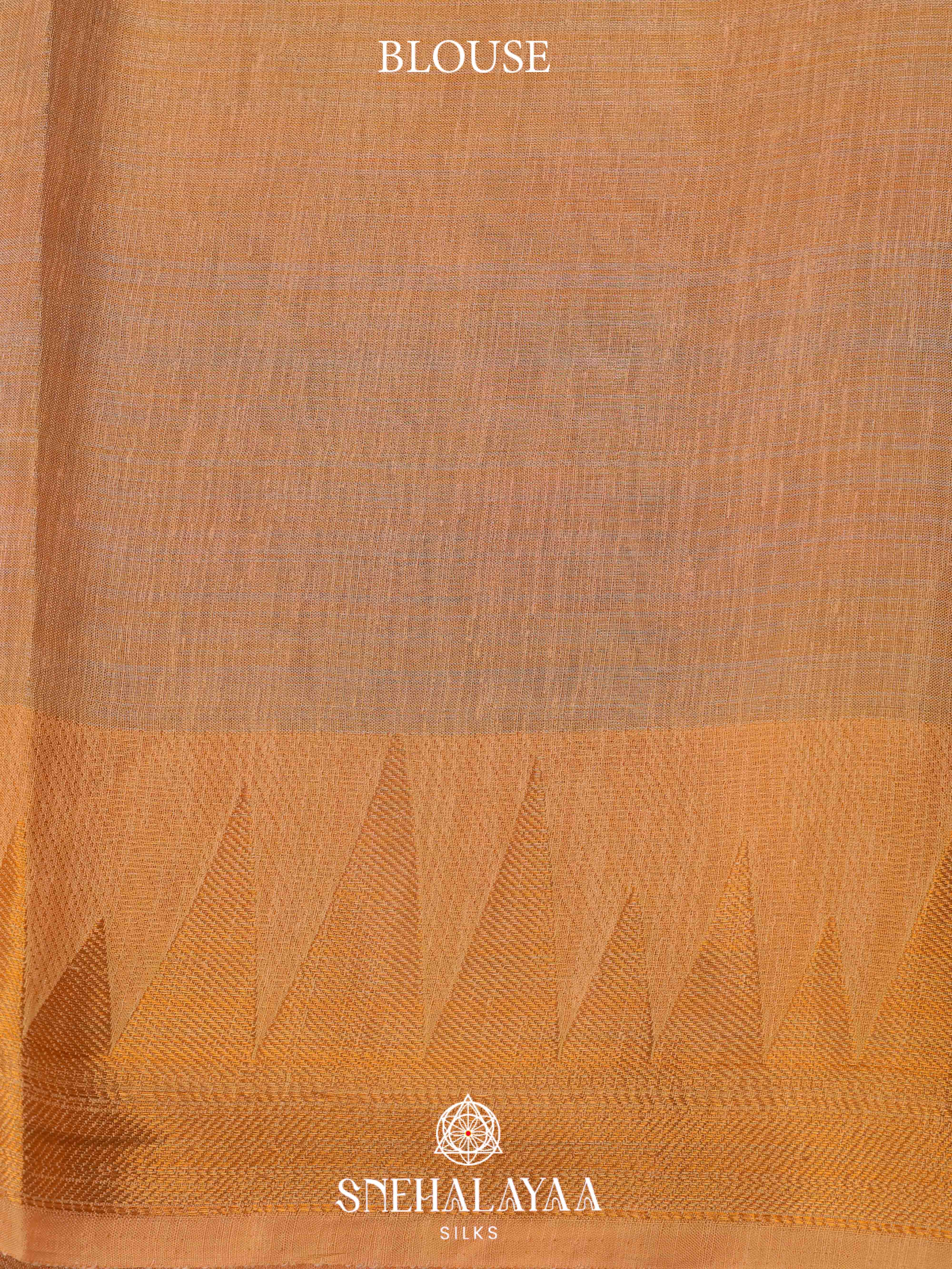 Peach Linen Saree