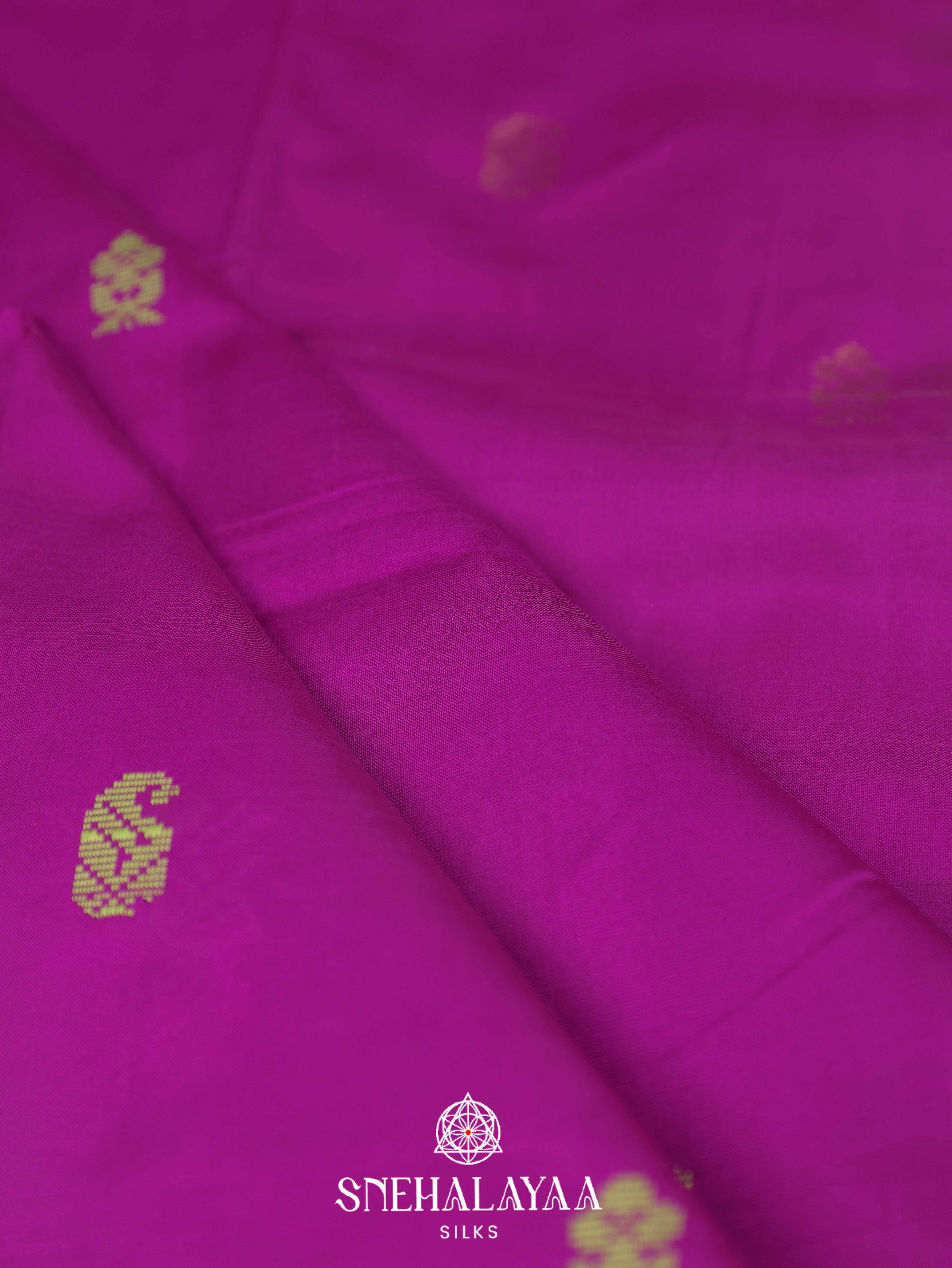 Magenta Silk Cotton Saree