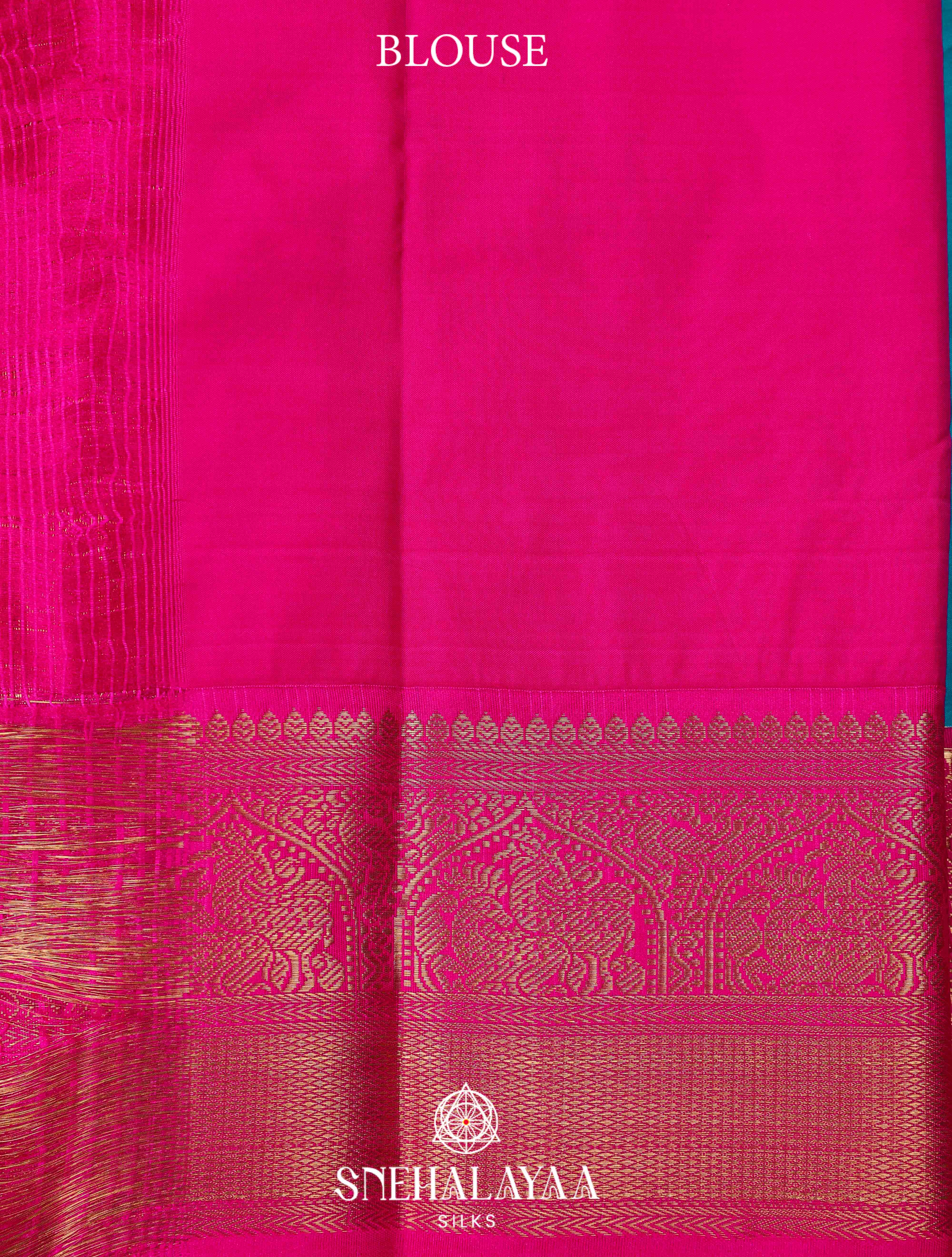 Blue Art Silk Saree