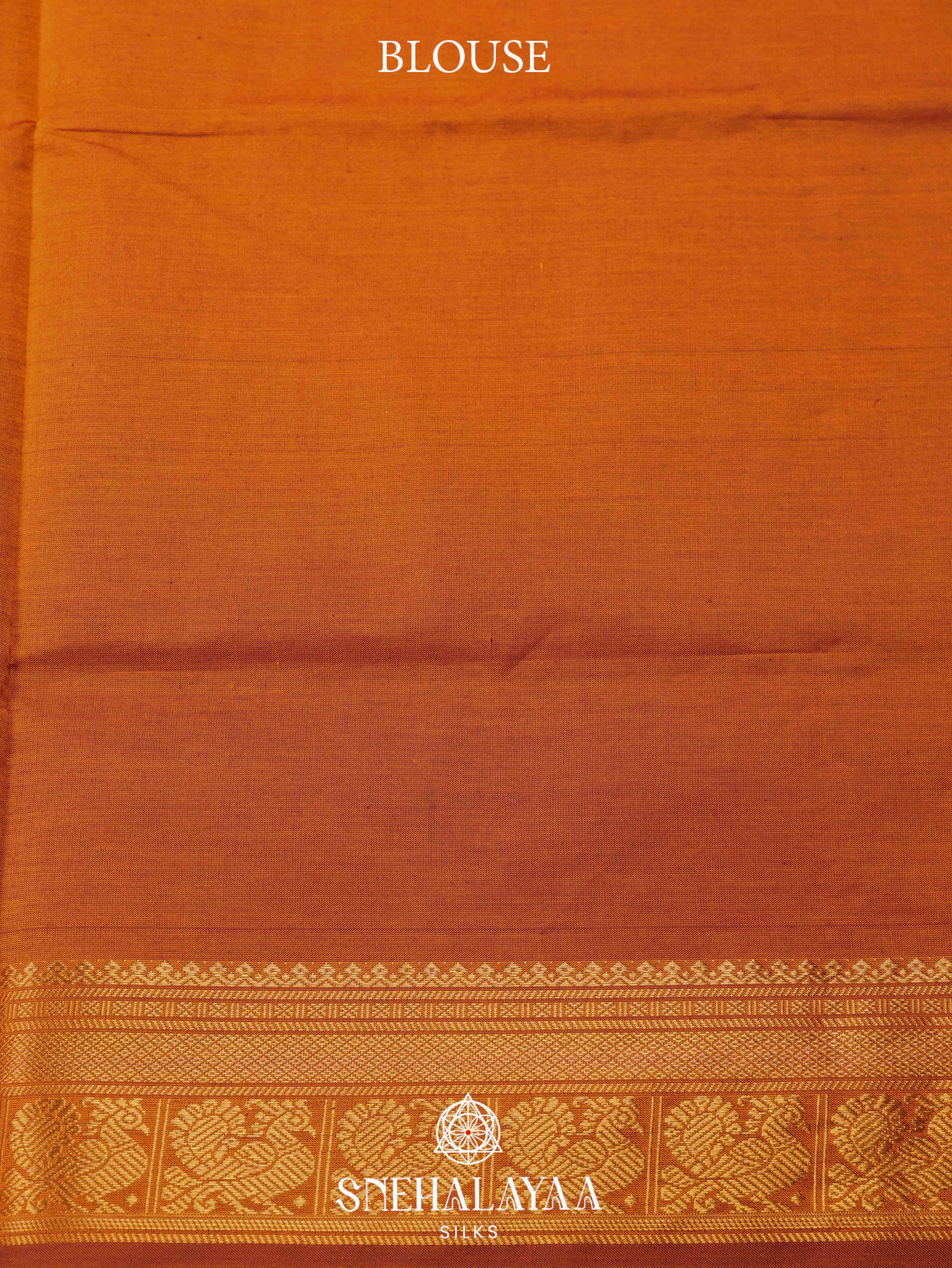 Maroon Silk Cotton Saree