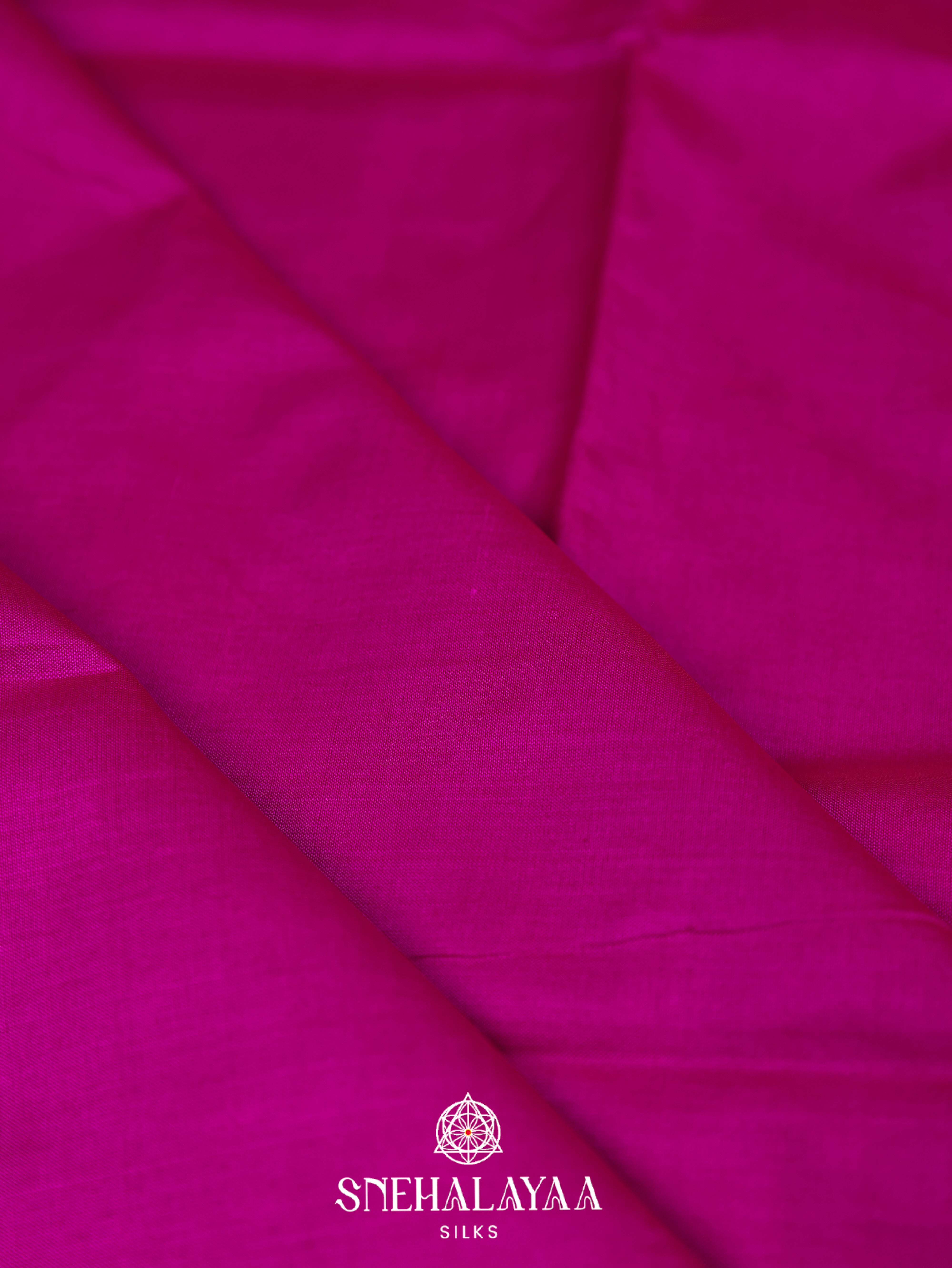 Rani Pink Silk Cotton Saree