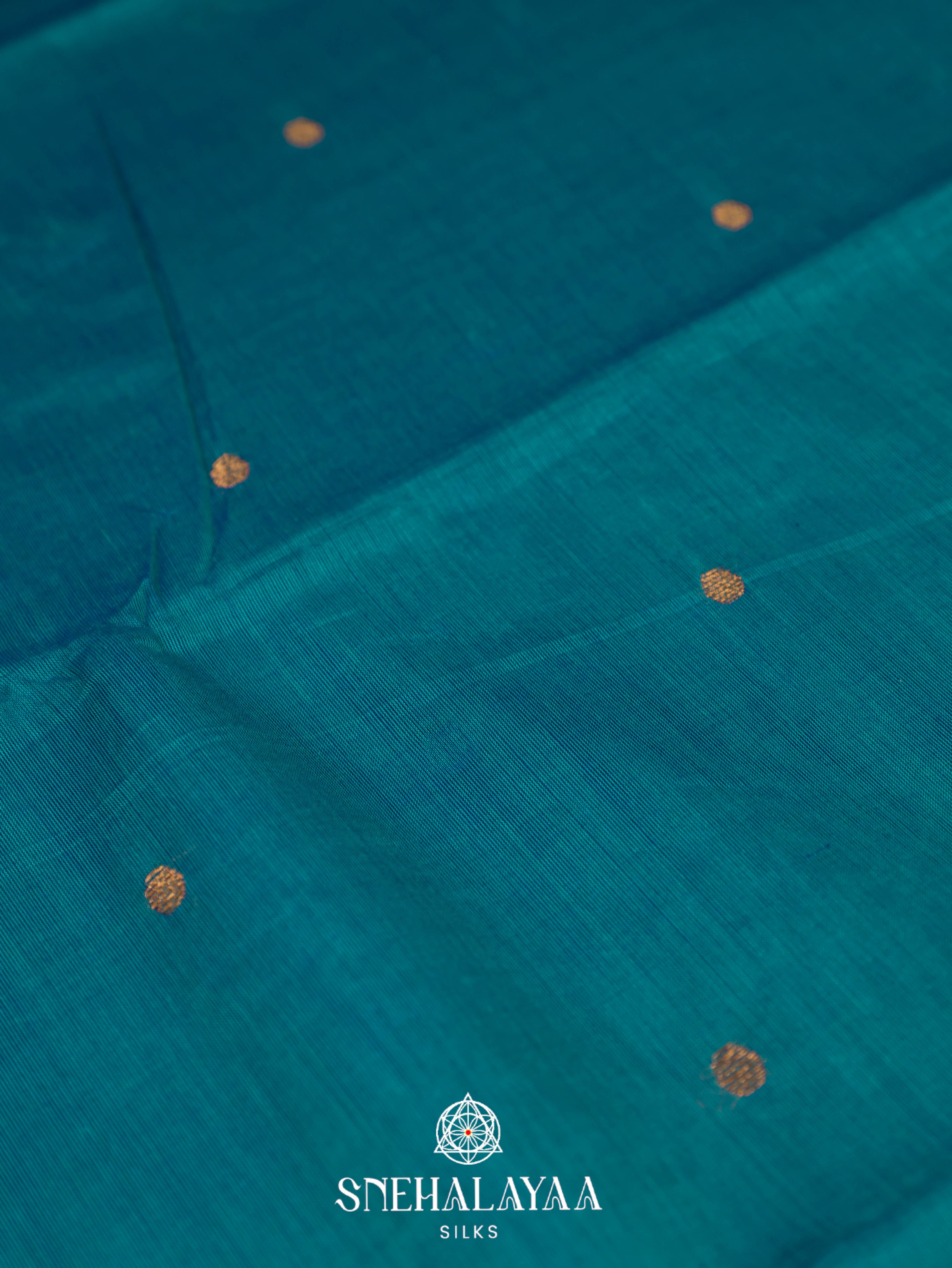Blue Kanchi Cotton Saree