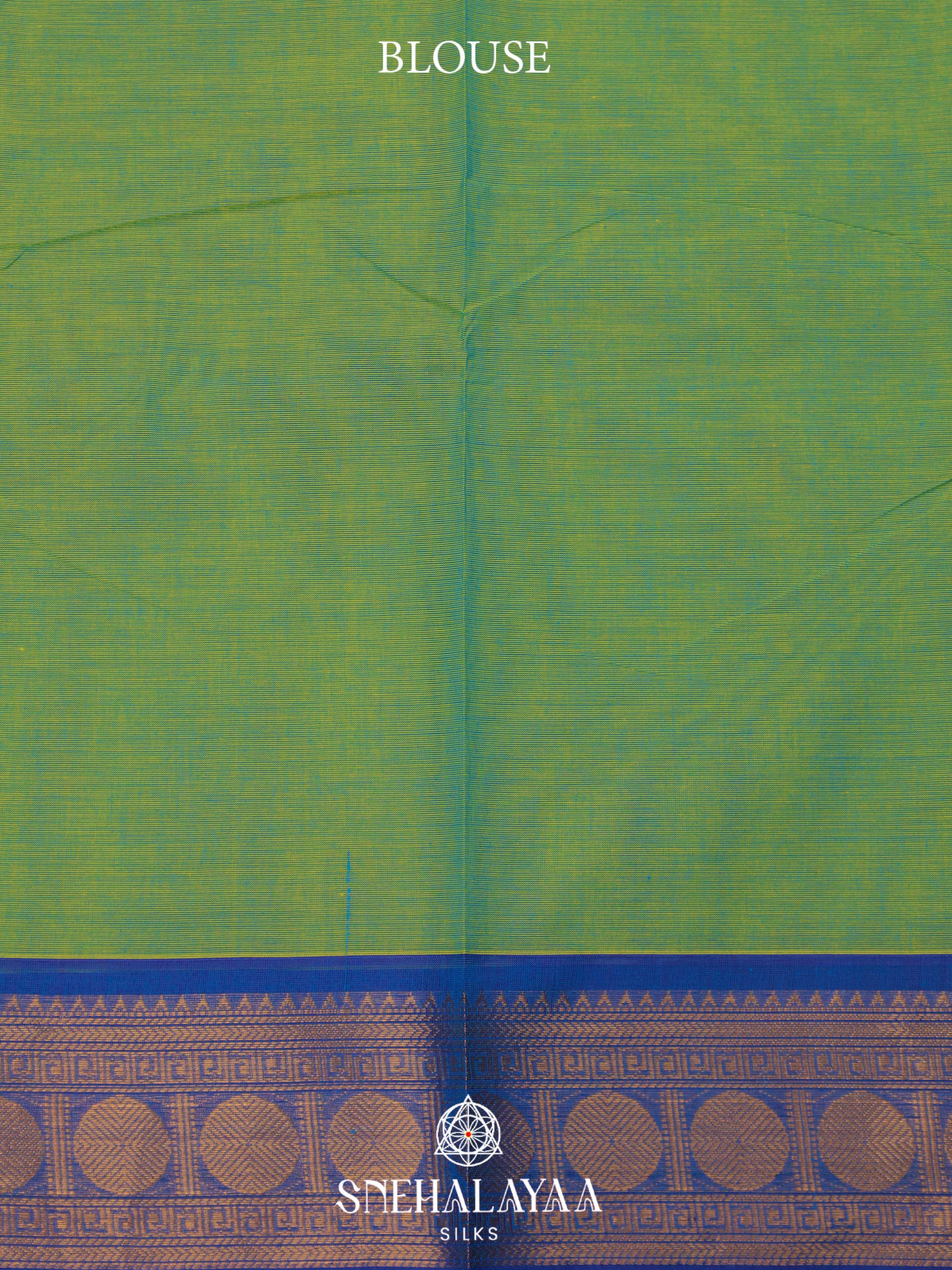 Pista Green Kanchi Cotton Saree