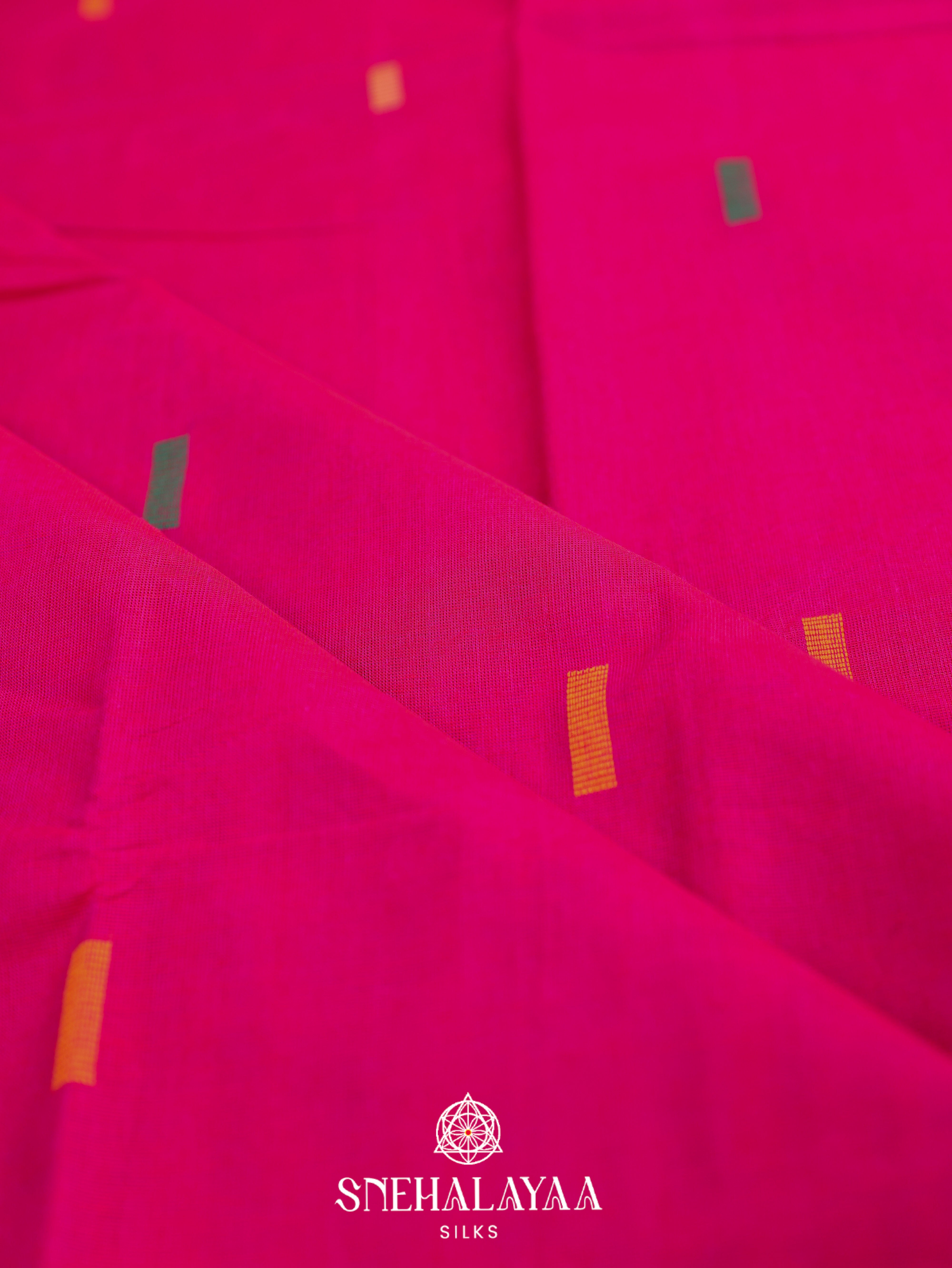 Rani Pink Kanchi Cotton Saree
