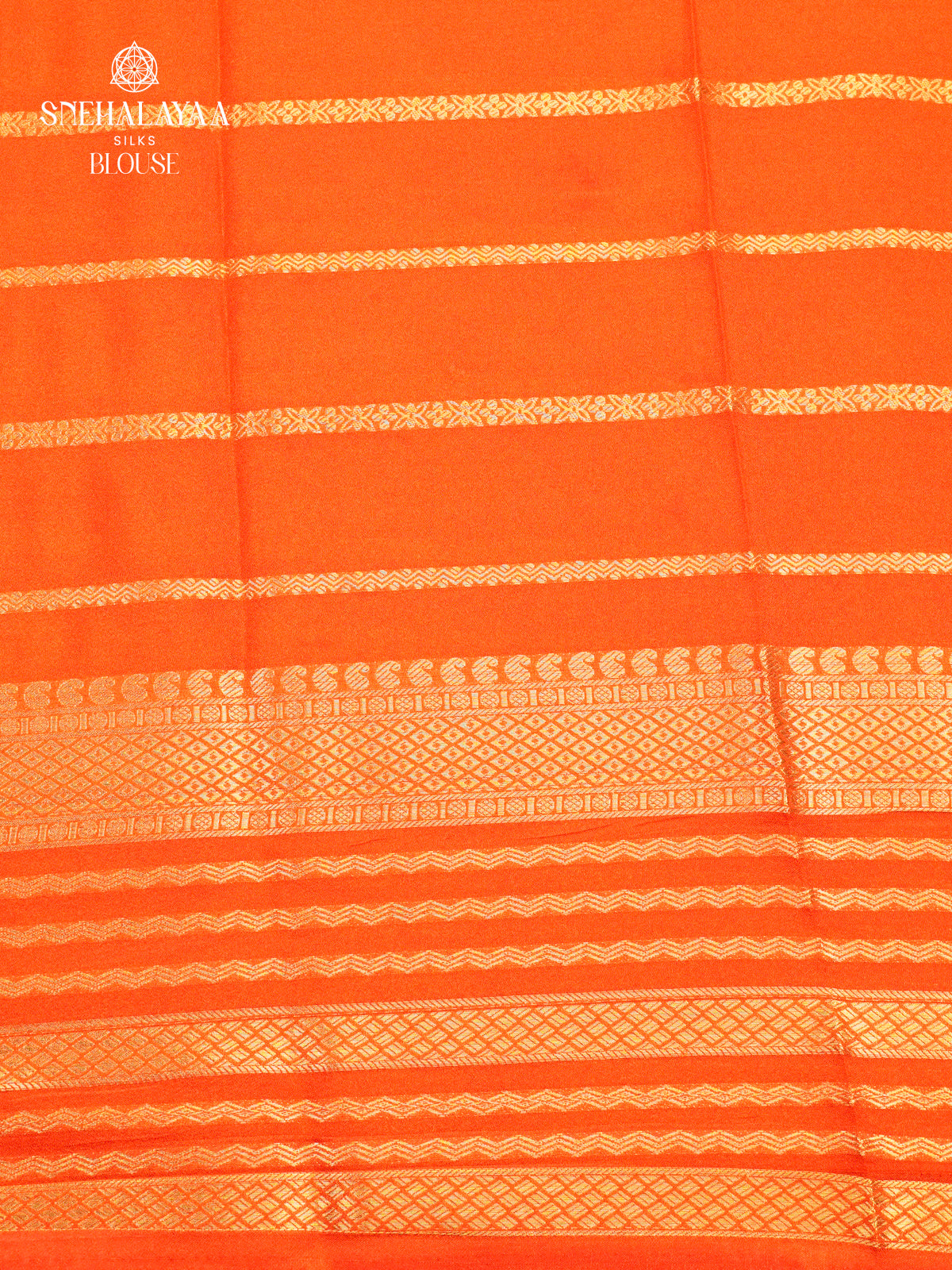 Forest Printed Mysore Silk Saree