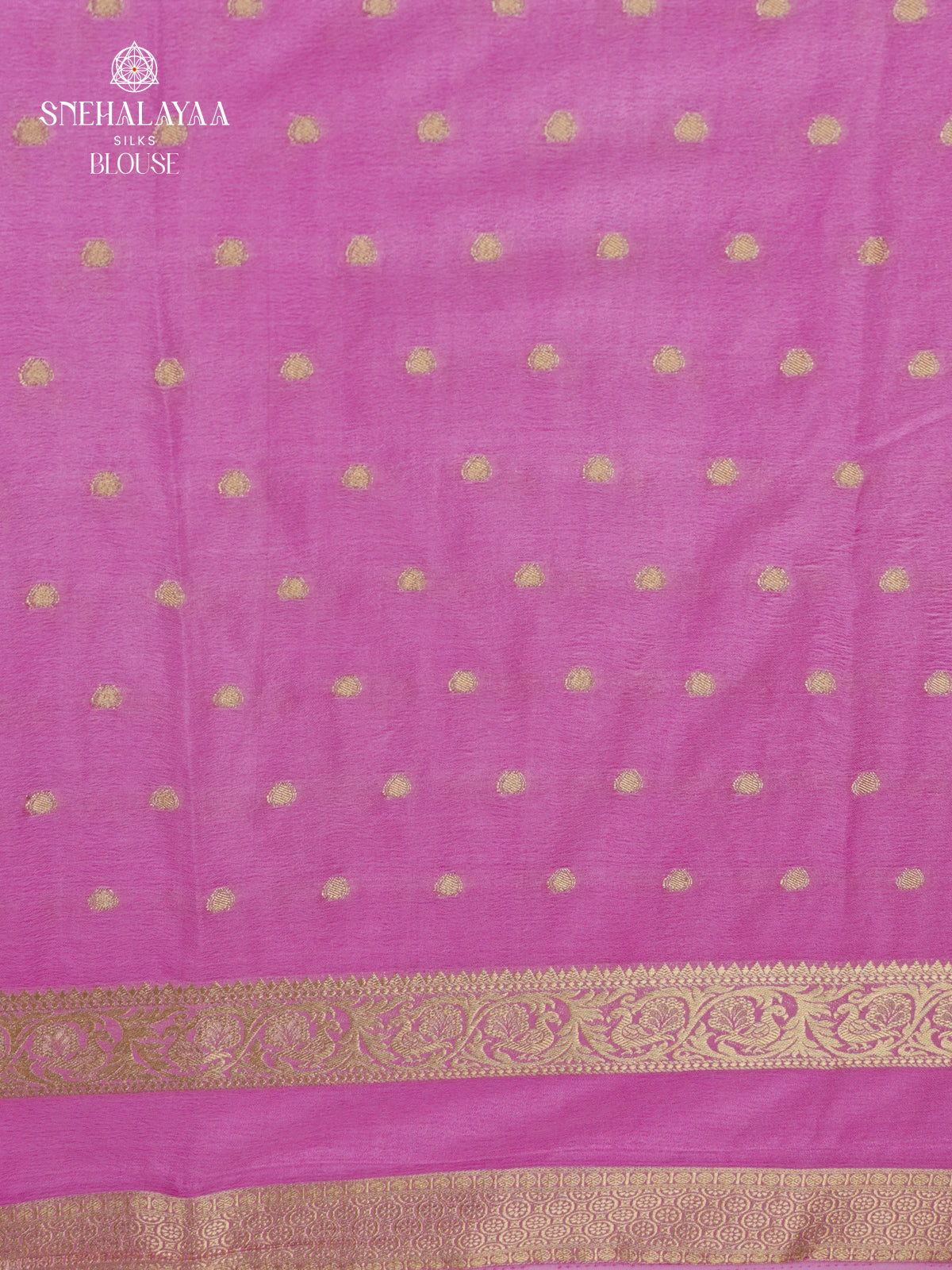 Black Printed Mysore Silk Saree