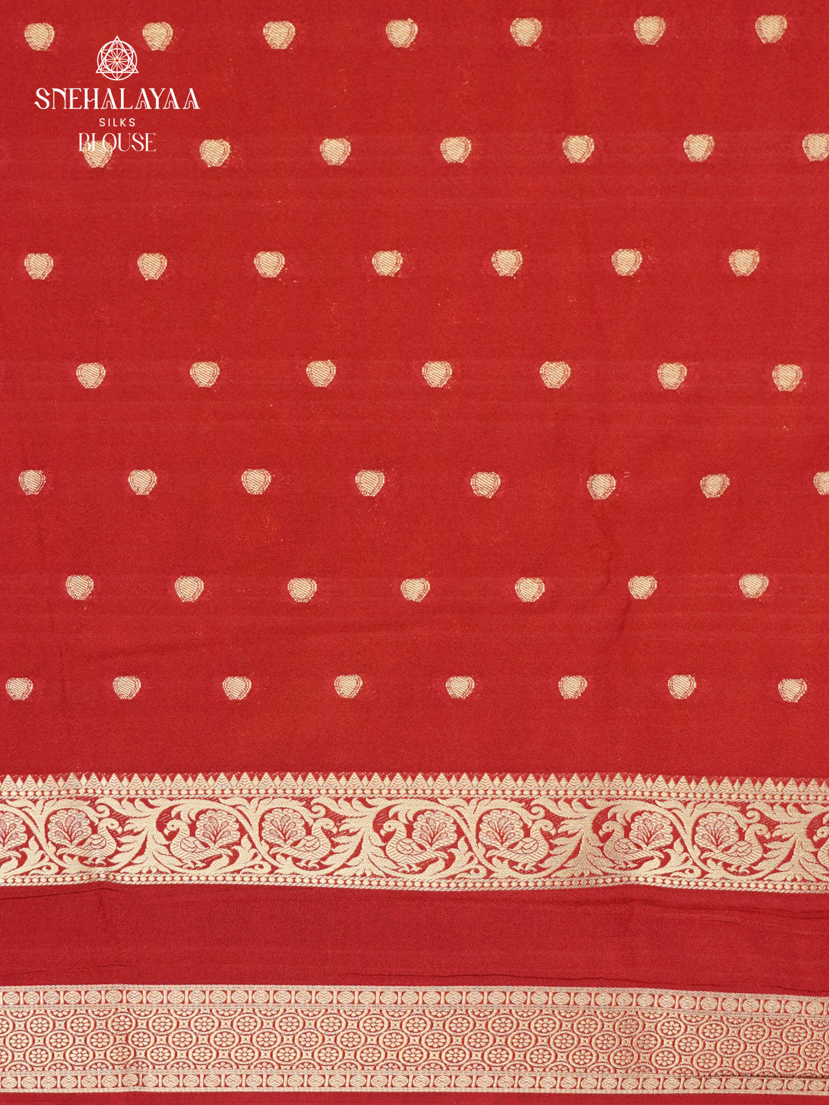 Lemon Yellow Printed Mysore Silk Saree