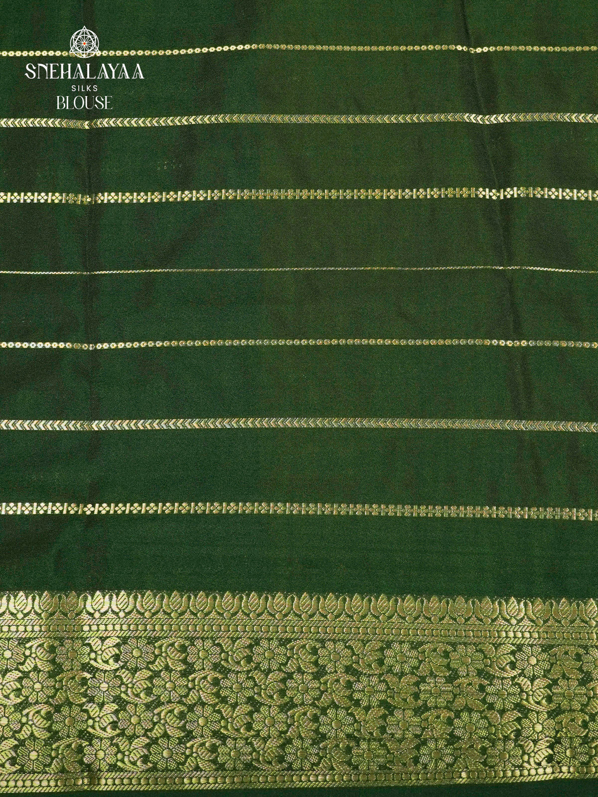 Mango Yellow Printed Mysore Silk Saree