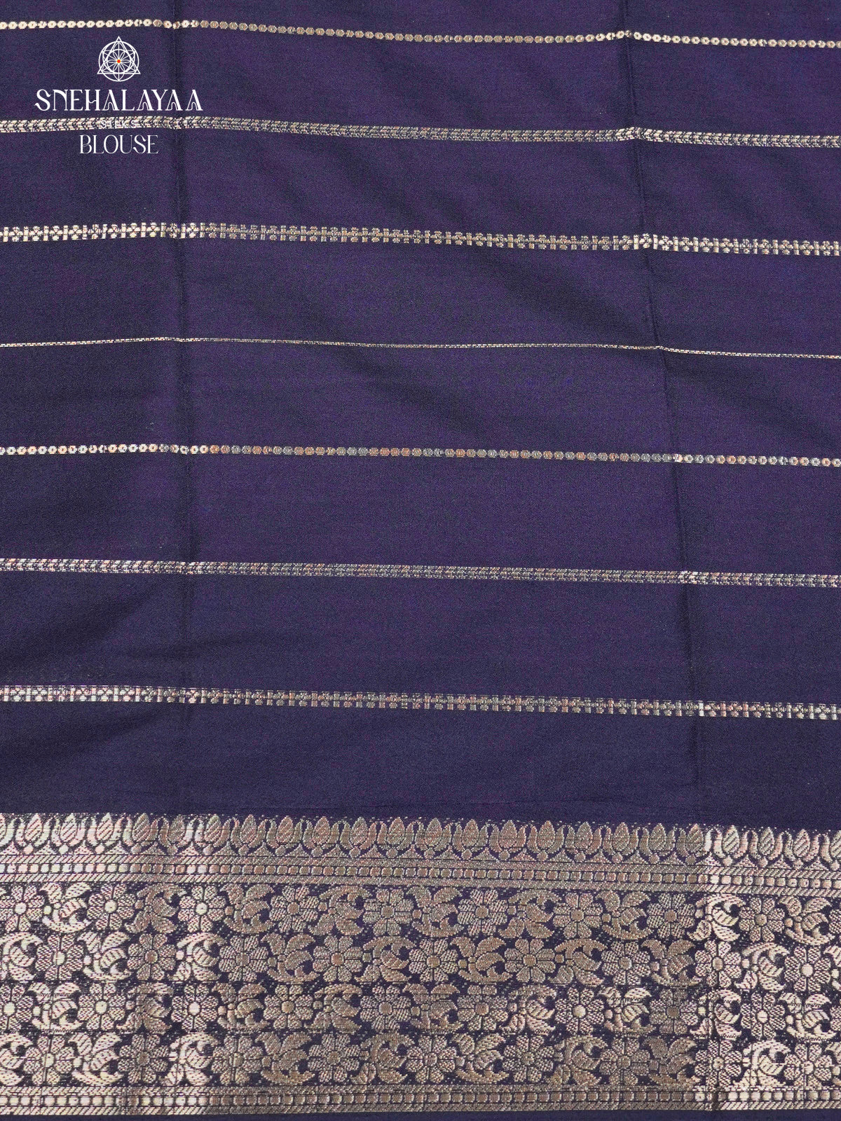 Sea Green Printed Mysore Silk Saree