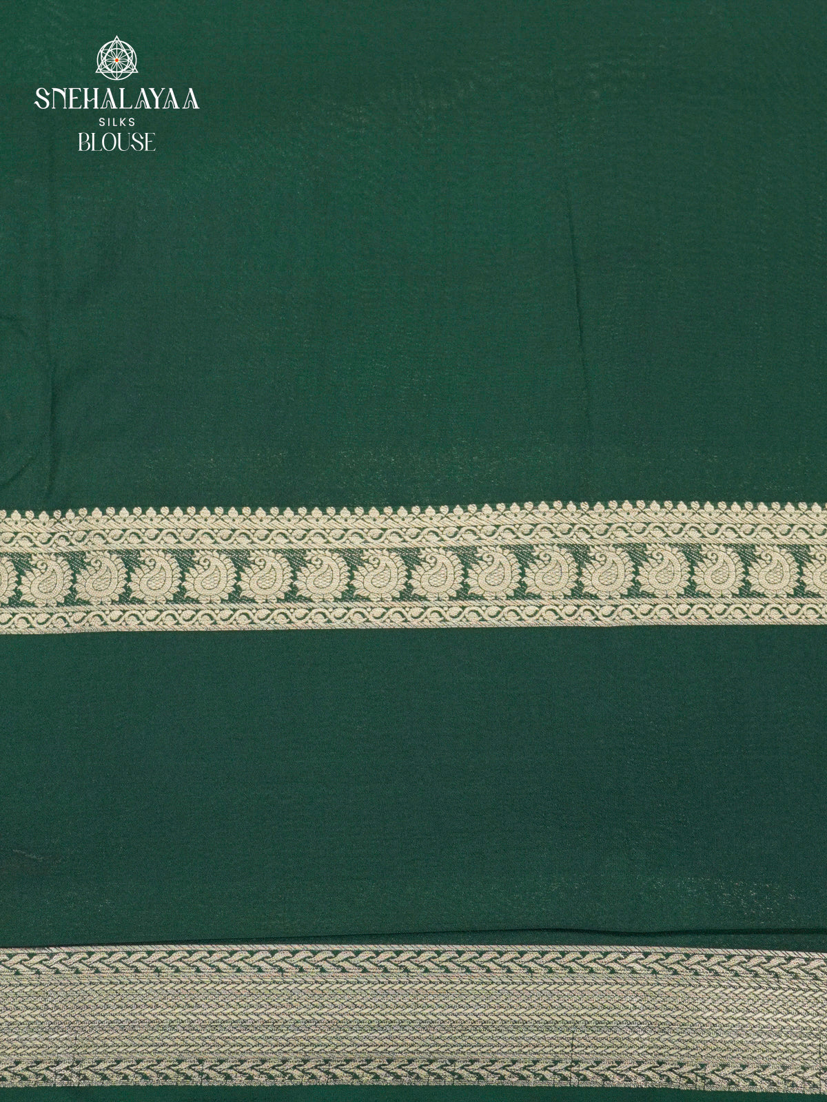 Pista Green Printed Mysore Silk Saree