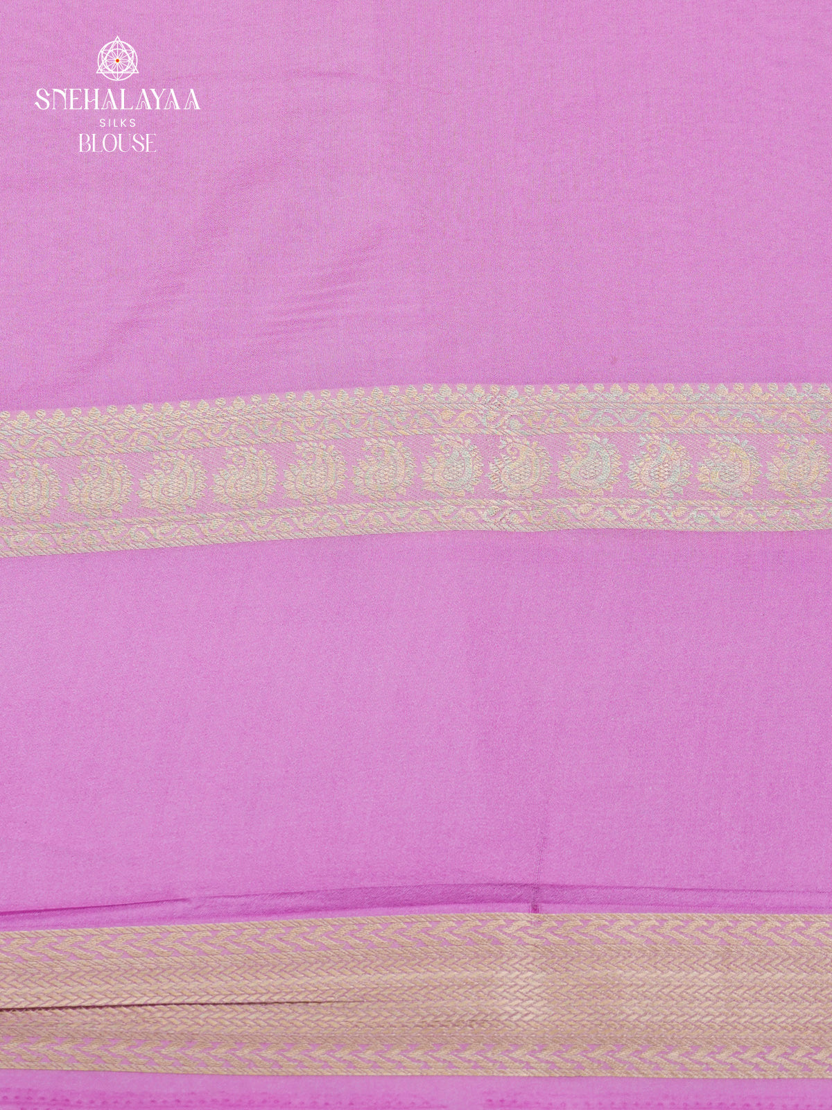 Black Printed Mysore Silk Saree