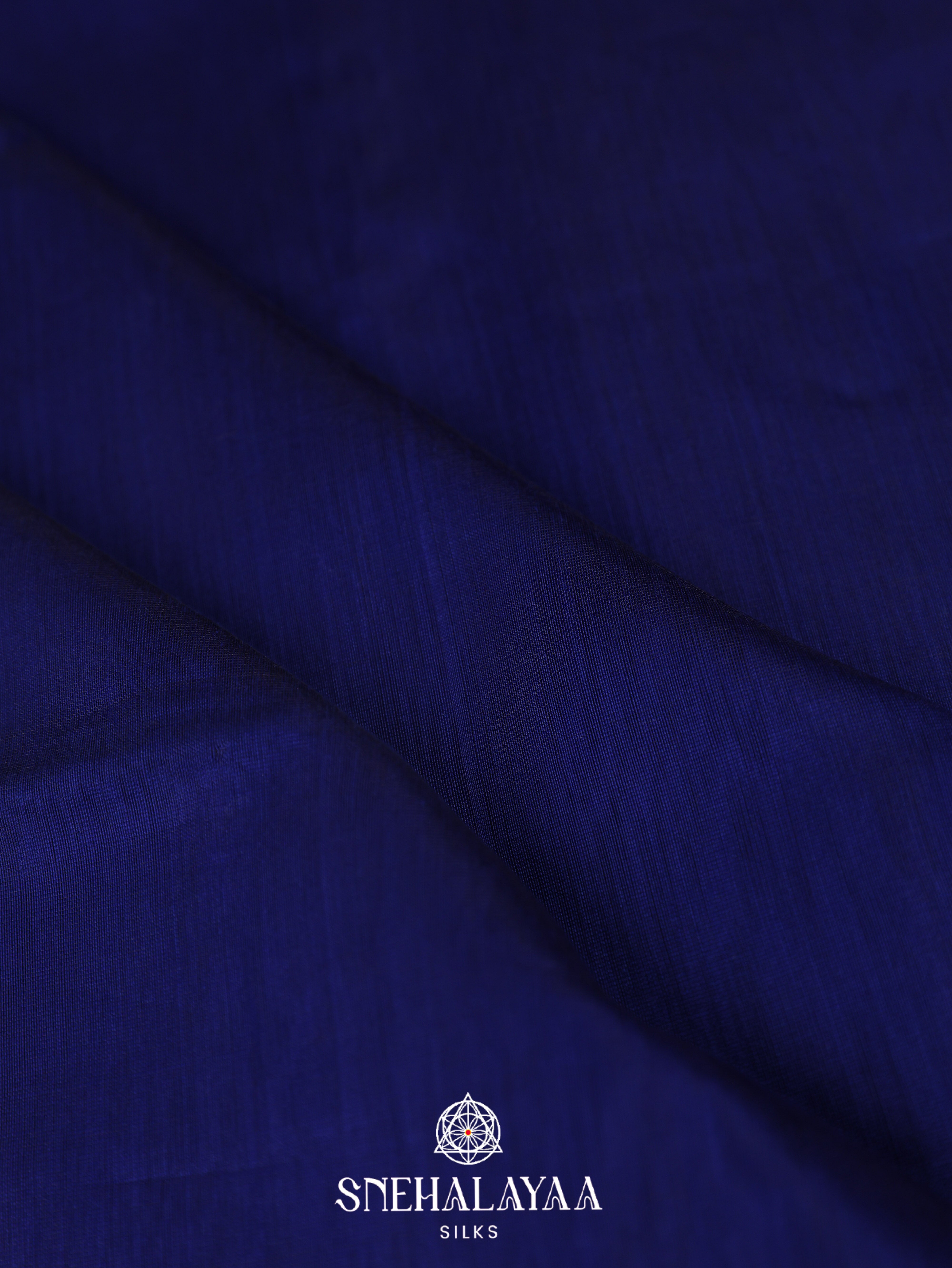 Blue Maheshwari Silk Cotton Saree