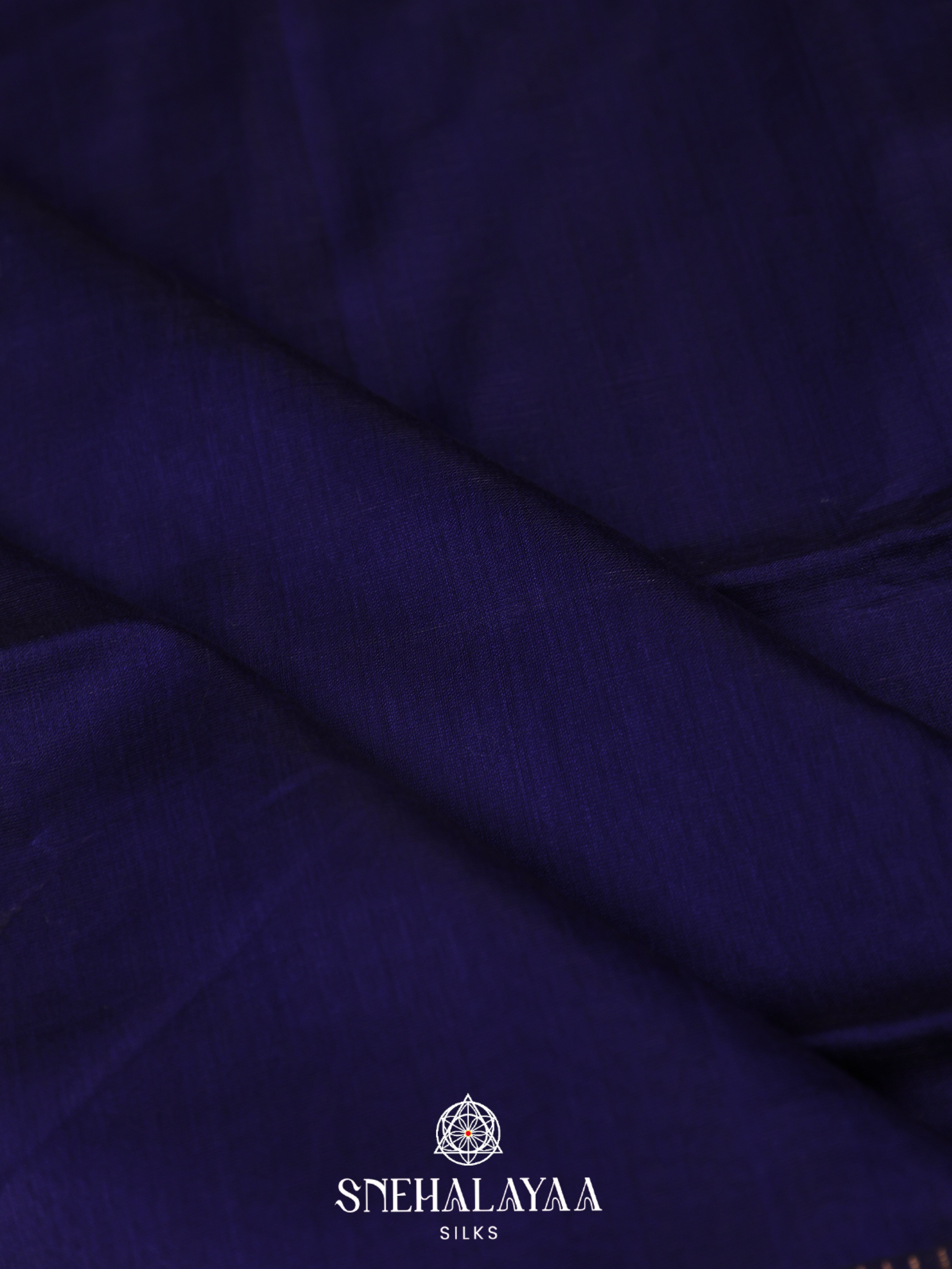 Blue Maheshwari Silk Cotton Saree