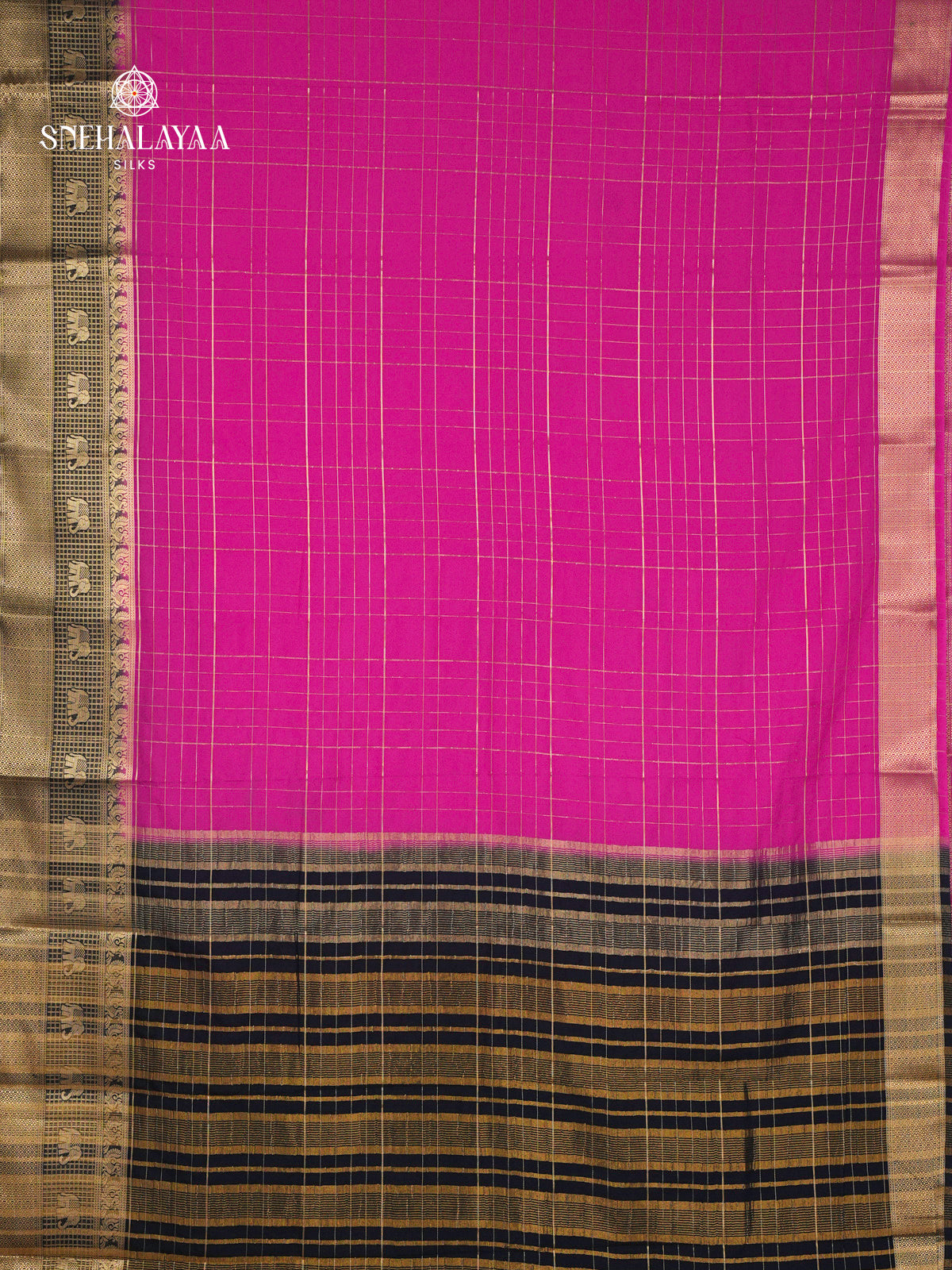 Rani Pink Mysore Silk Saree