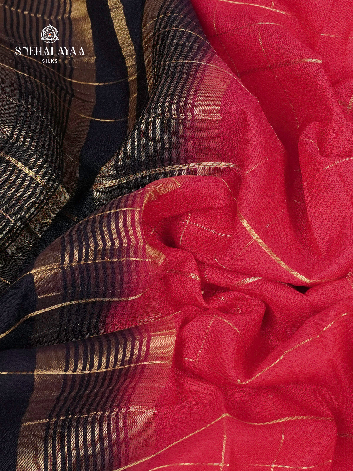 Red Mysore Silk Saree