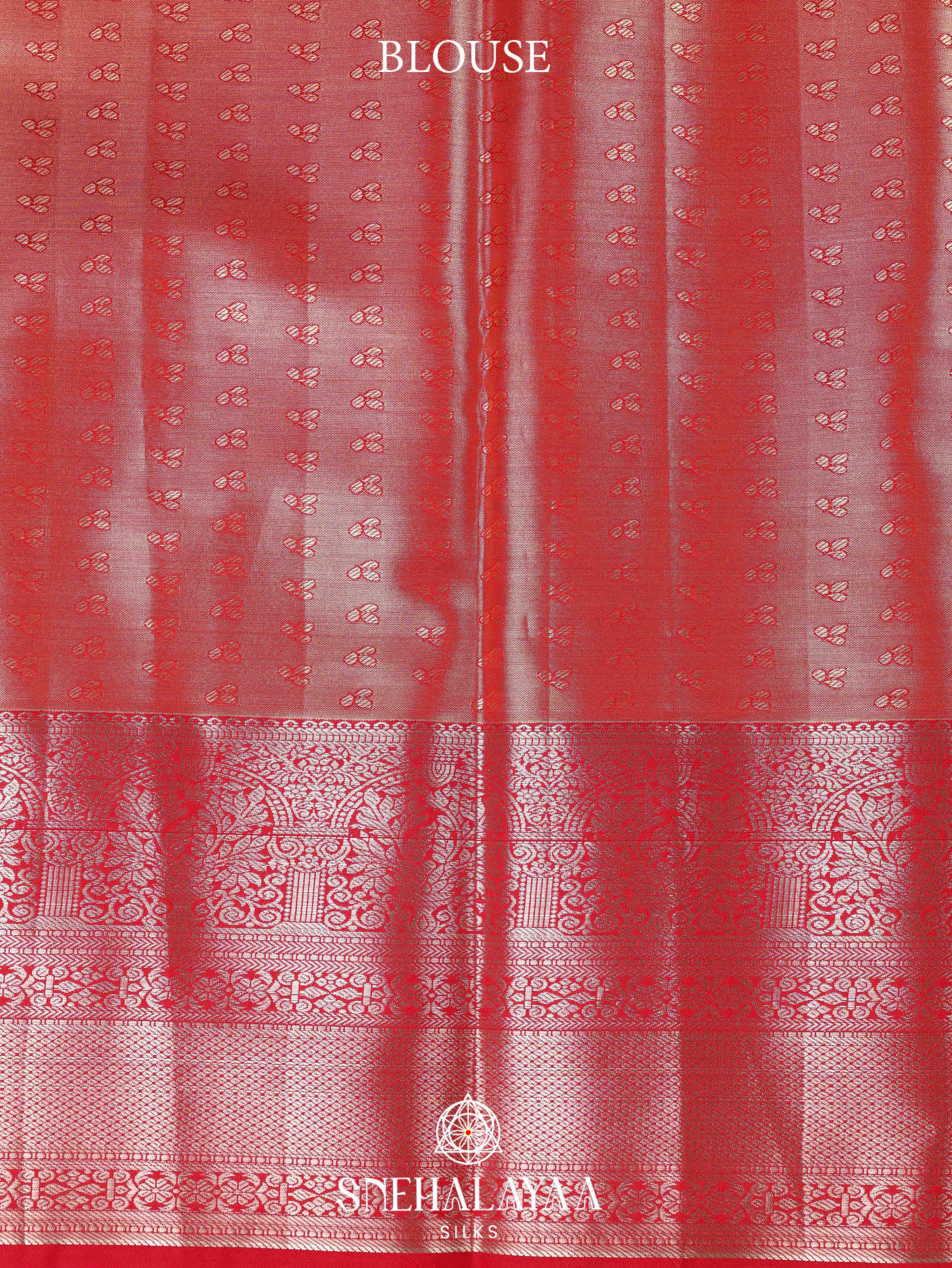 Baby Pink Art Silk Saree