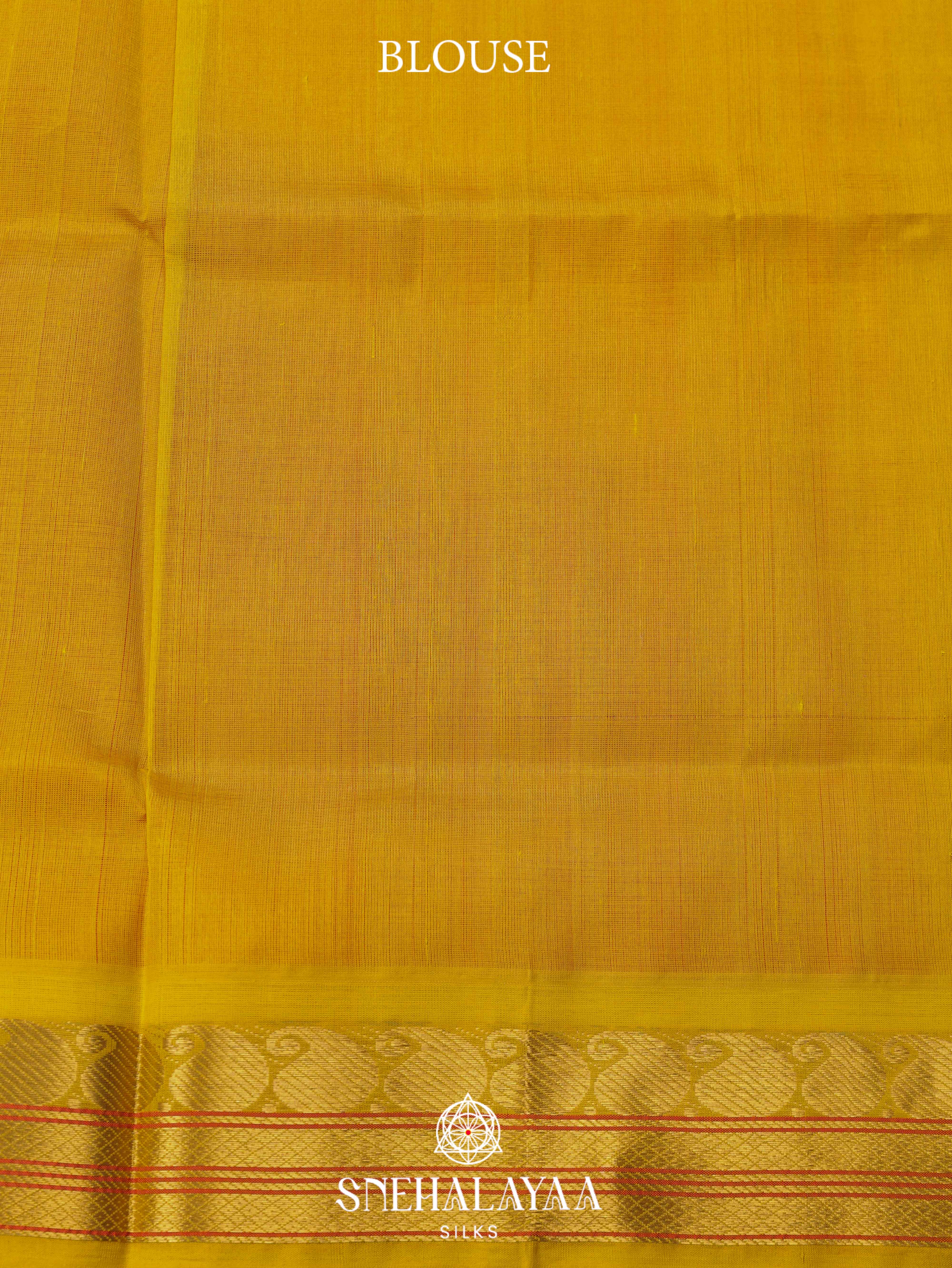 Ruby Red Silk Cotton Saree