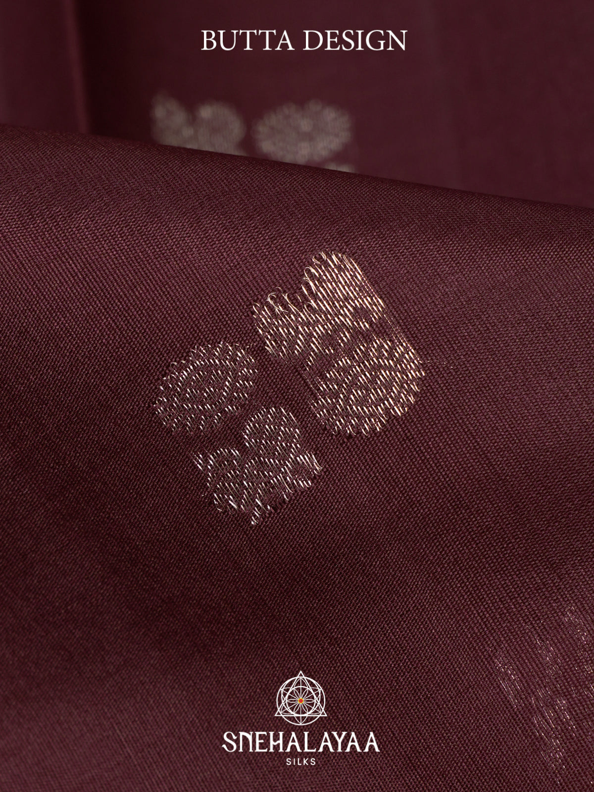 Wine Kanchi Kora Silk Saree with Magenta Zari Border