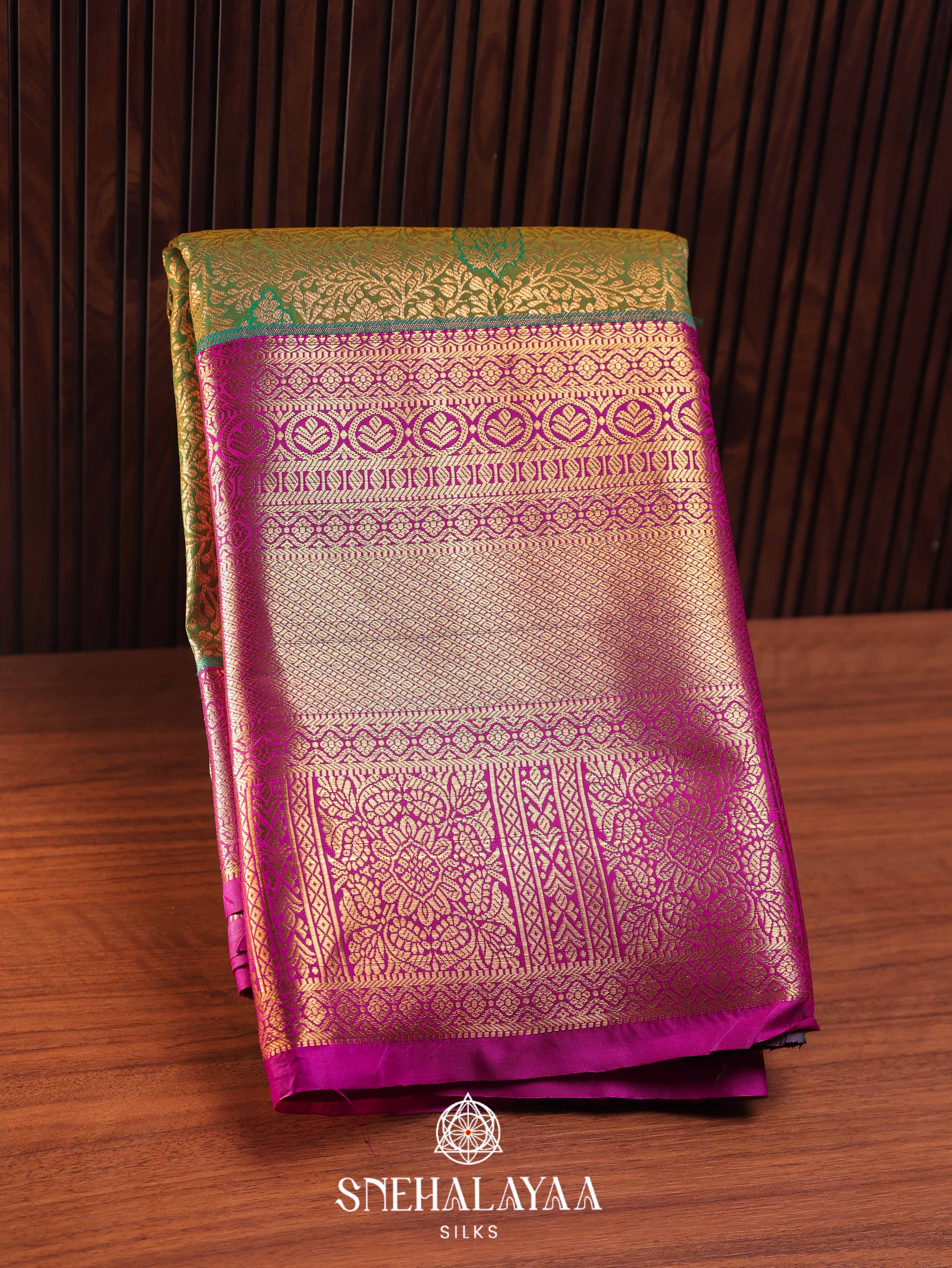Green Art Silk Saree