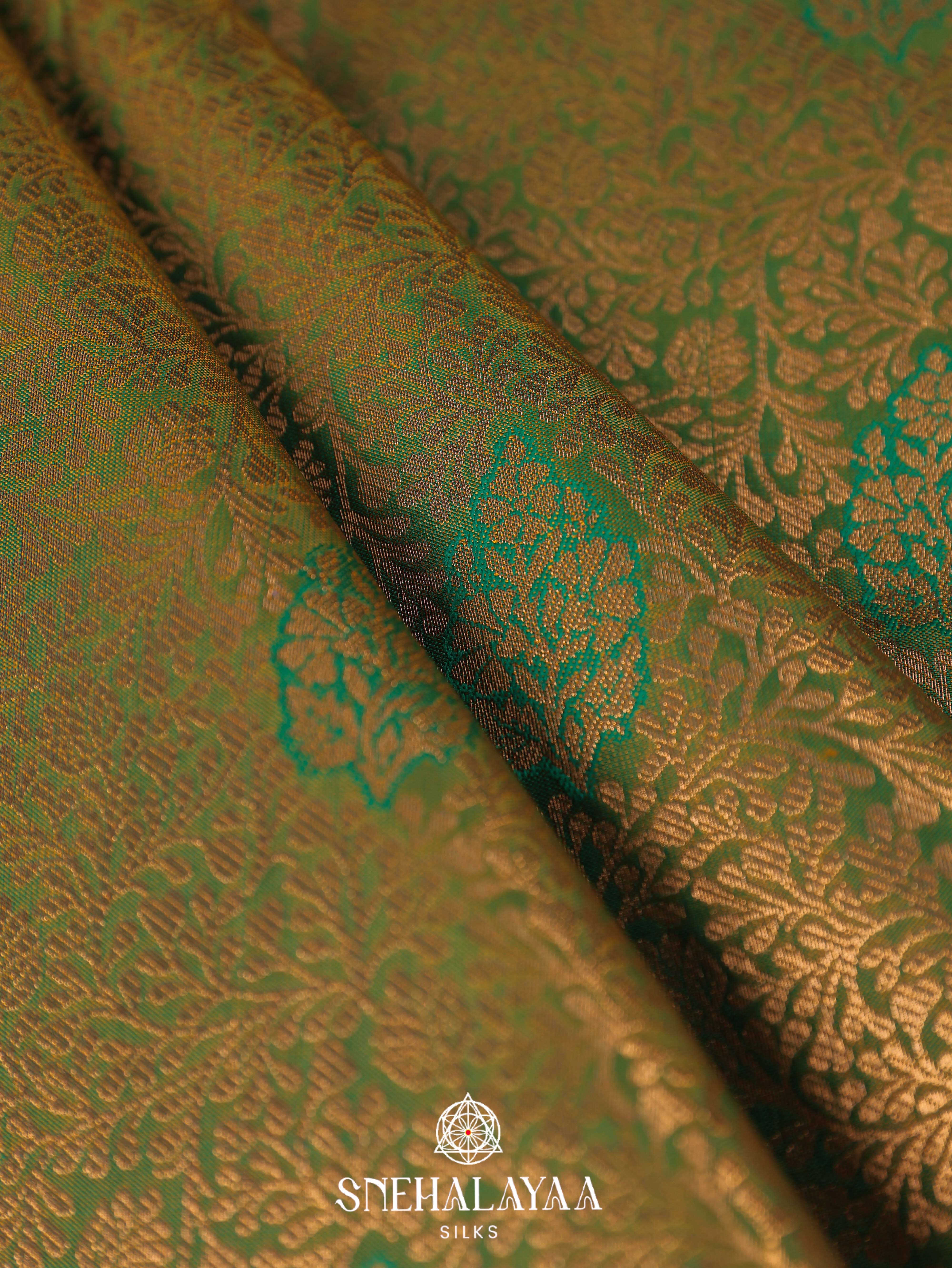 Green Art Silk Saree