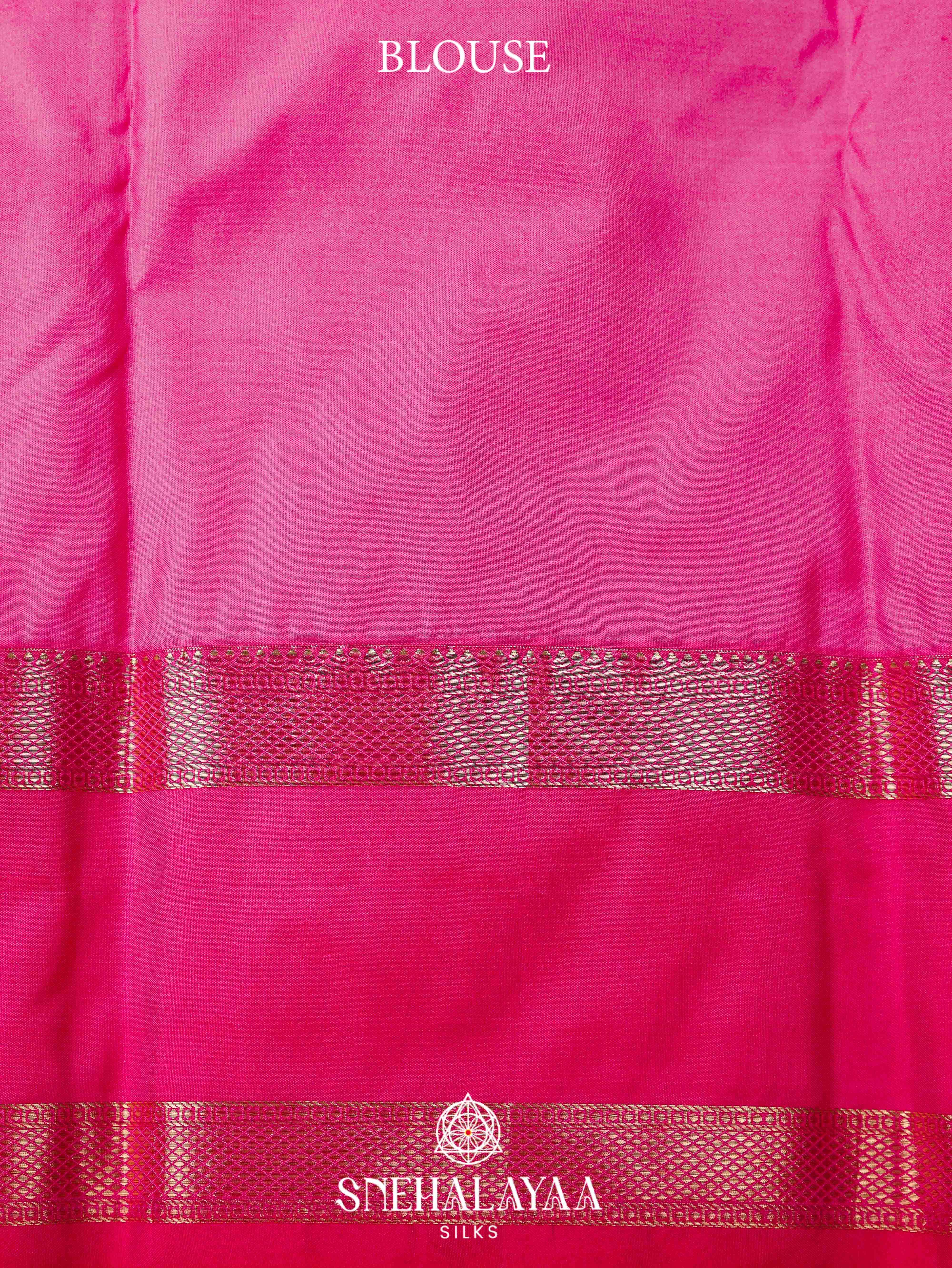 Rust Orange Art Silk Saree