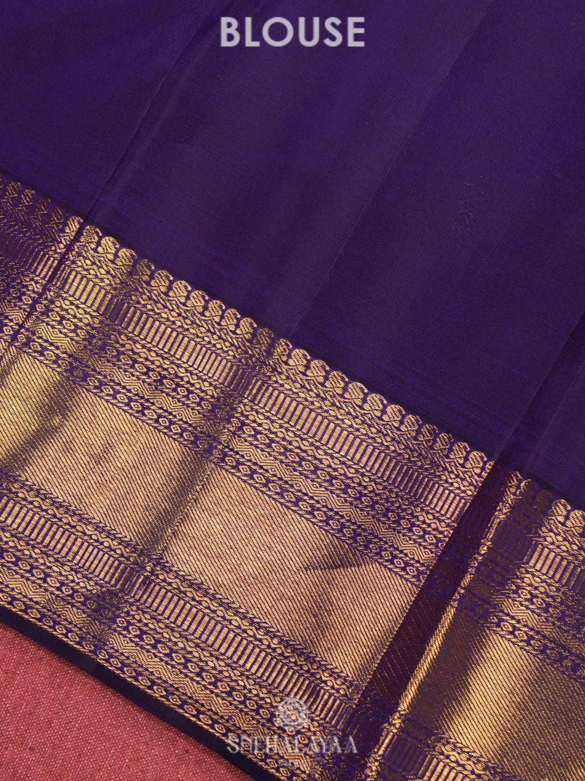 Purple Kanjivaram Silk Saree