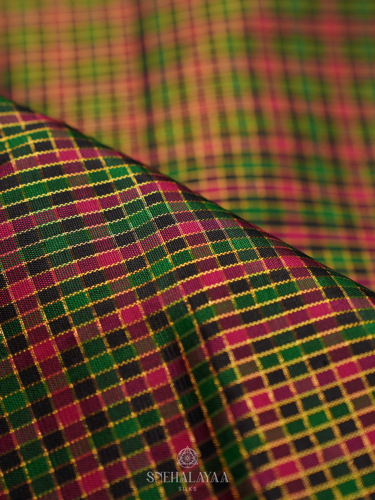 Multicolour Kanjivaram Silk Saree