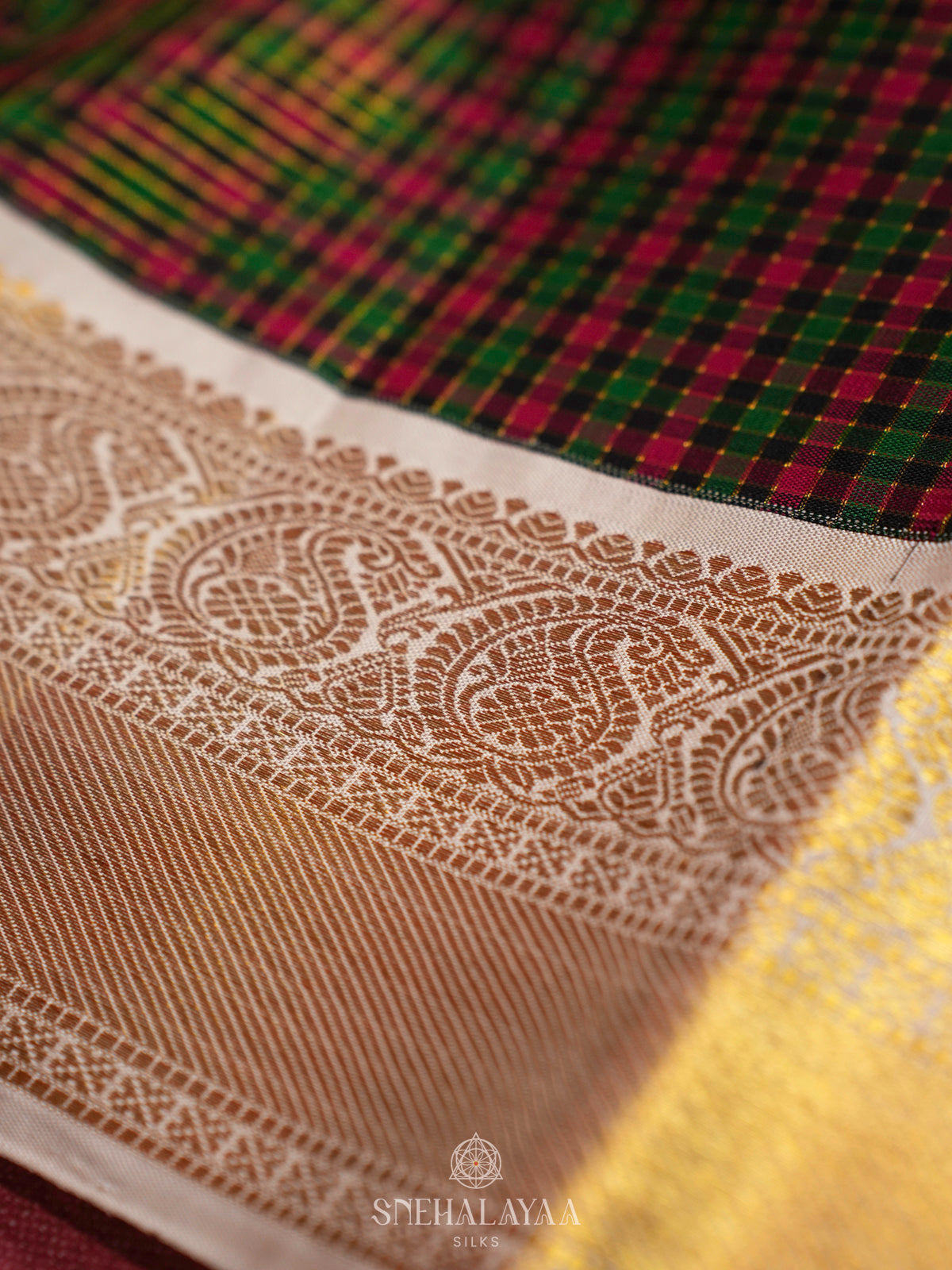 Multicolour Kanjivaram Silk Saree