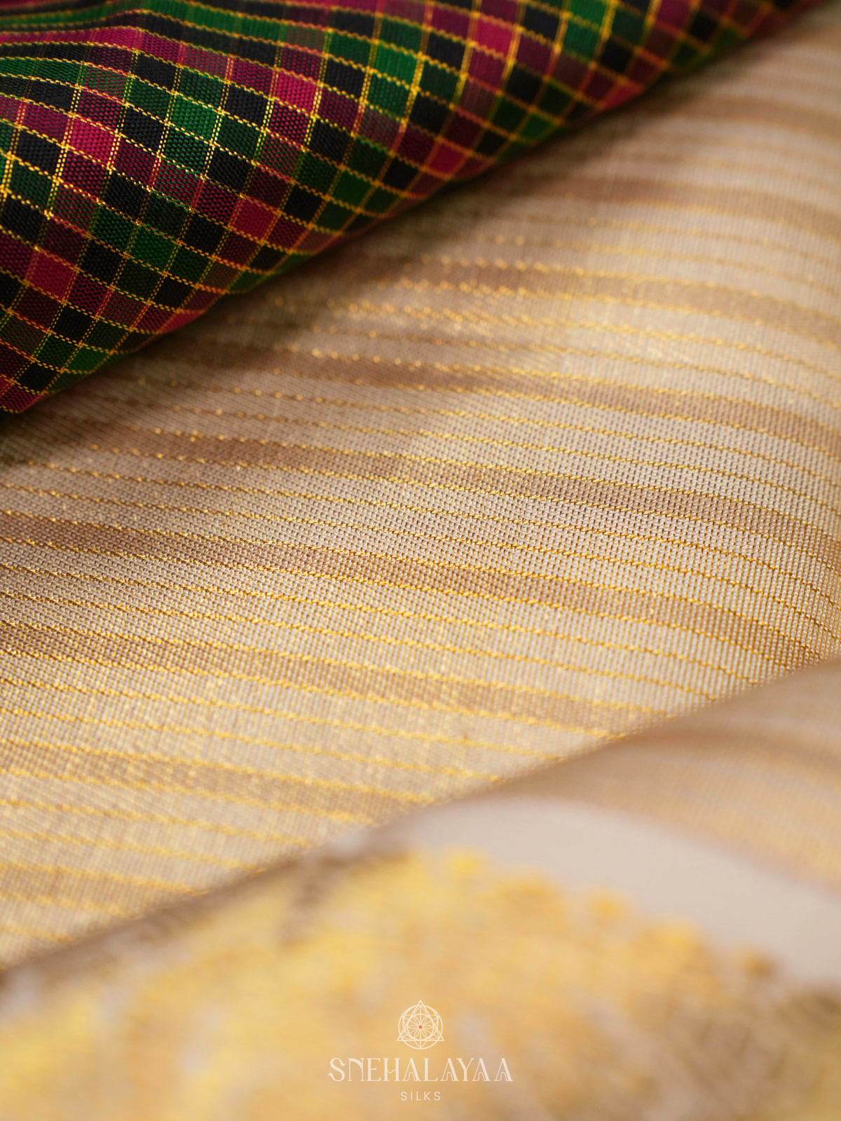Multicolour Kanjivaram Silk Saree