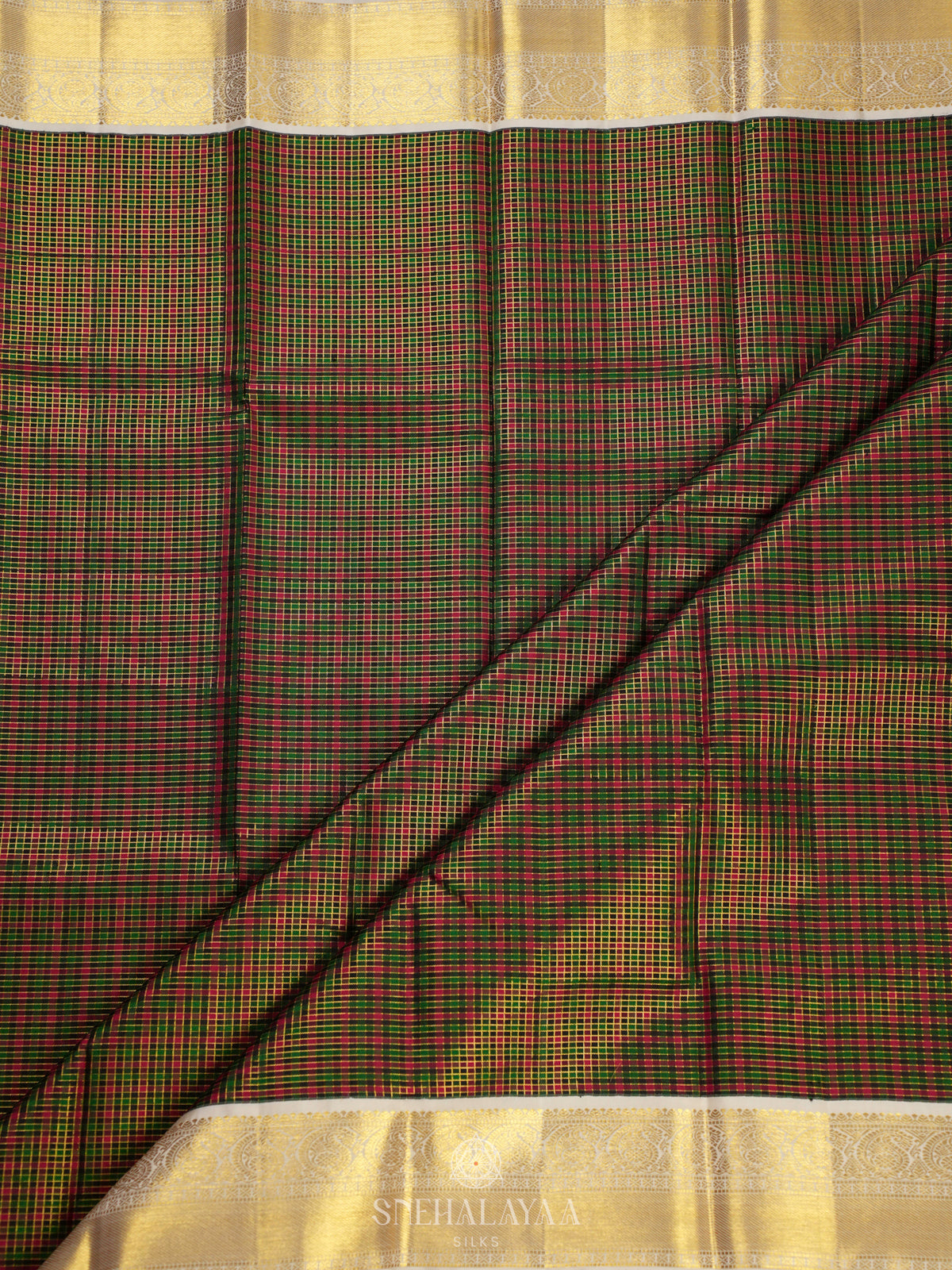 Multicolour Kanjivaram Silk Saree