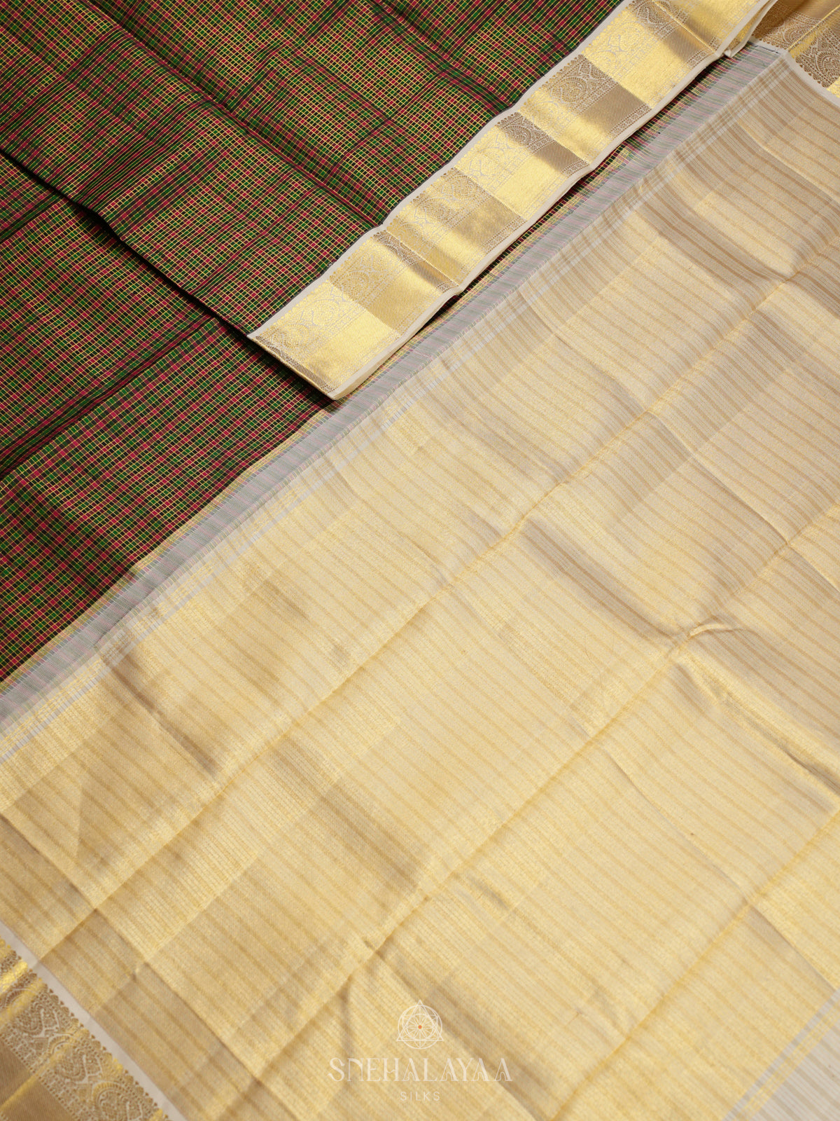 Multicolour Kanjivaram Silk Saree