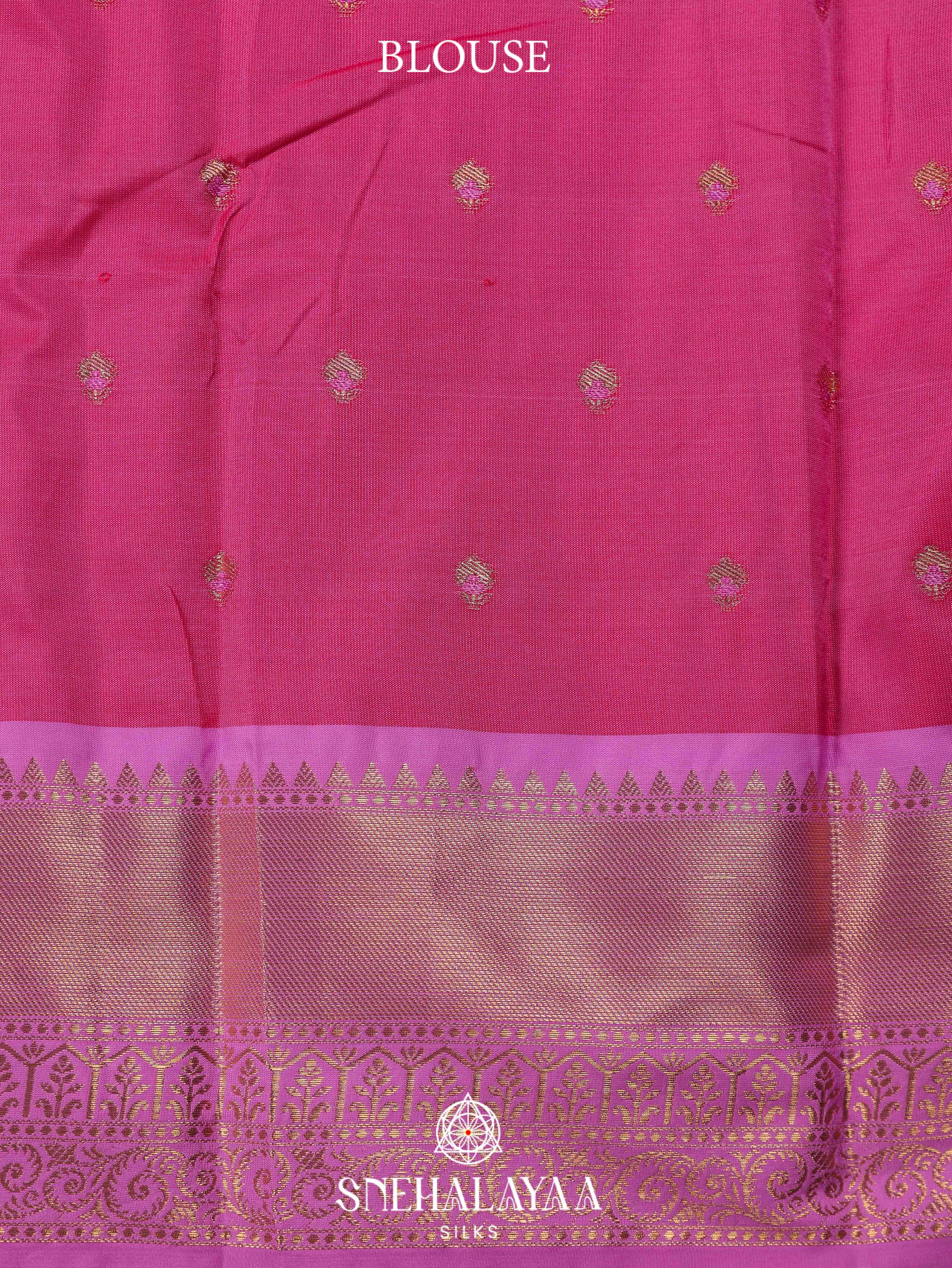Red Art Silk Saree