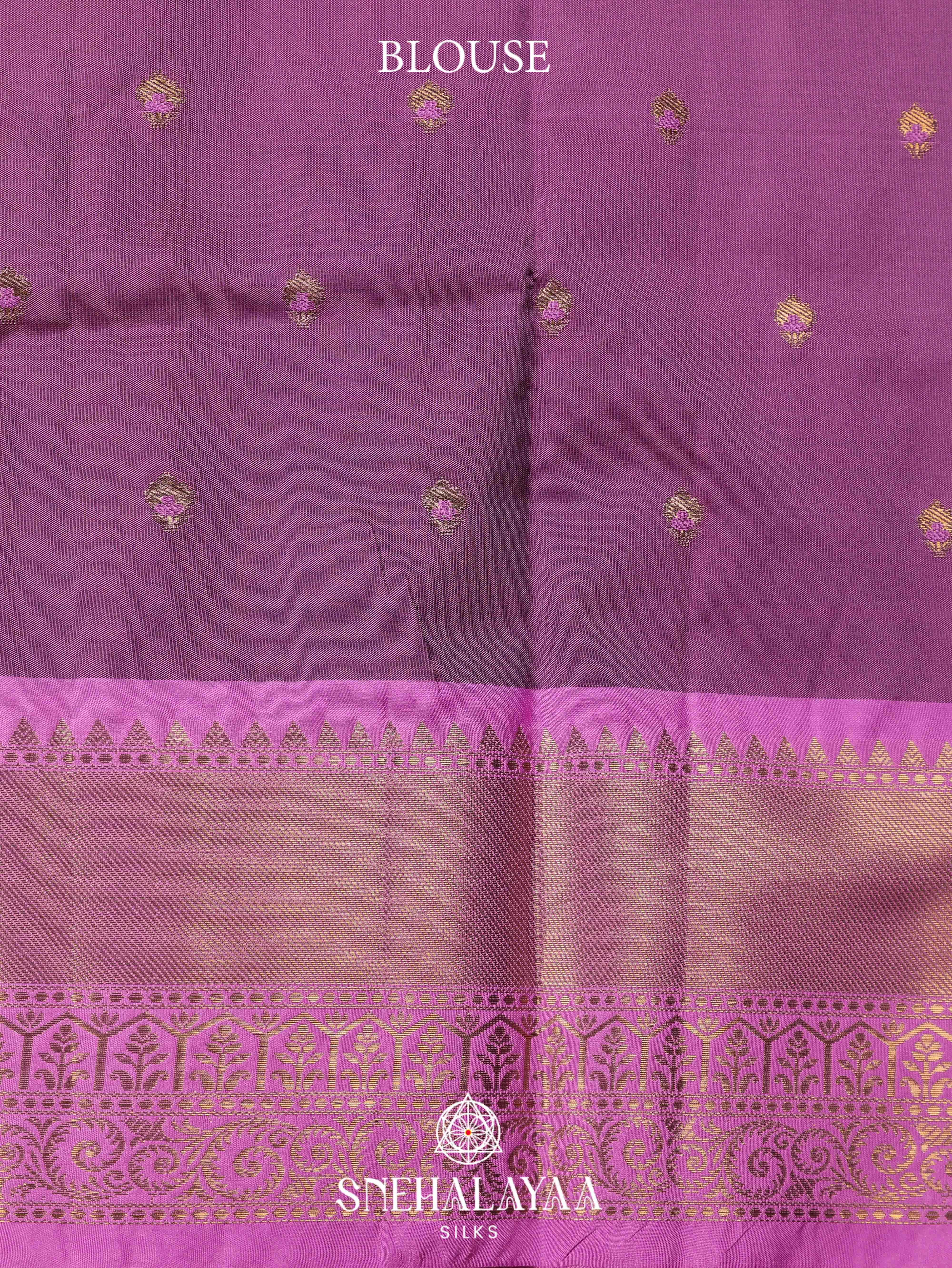 Wine Art Silk Saree