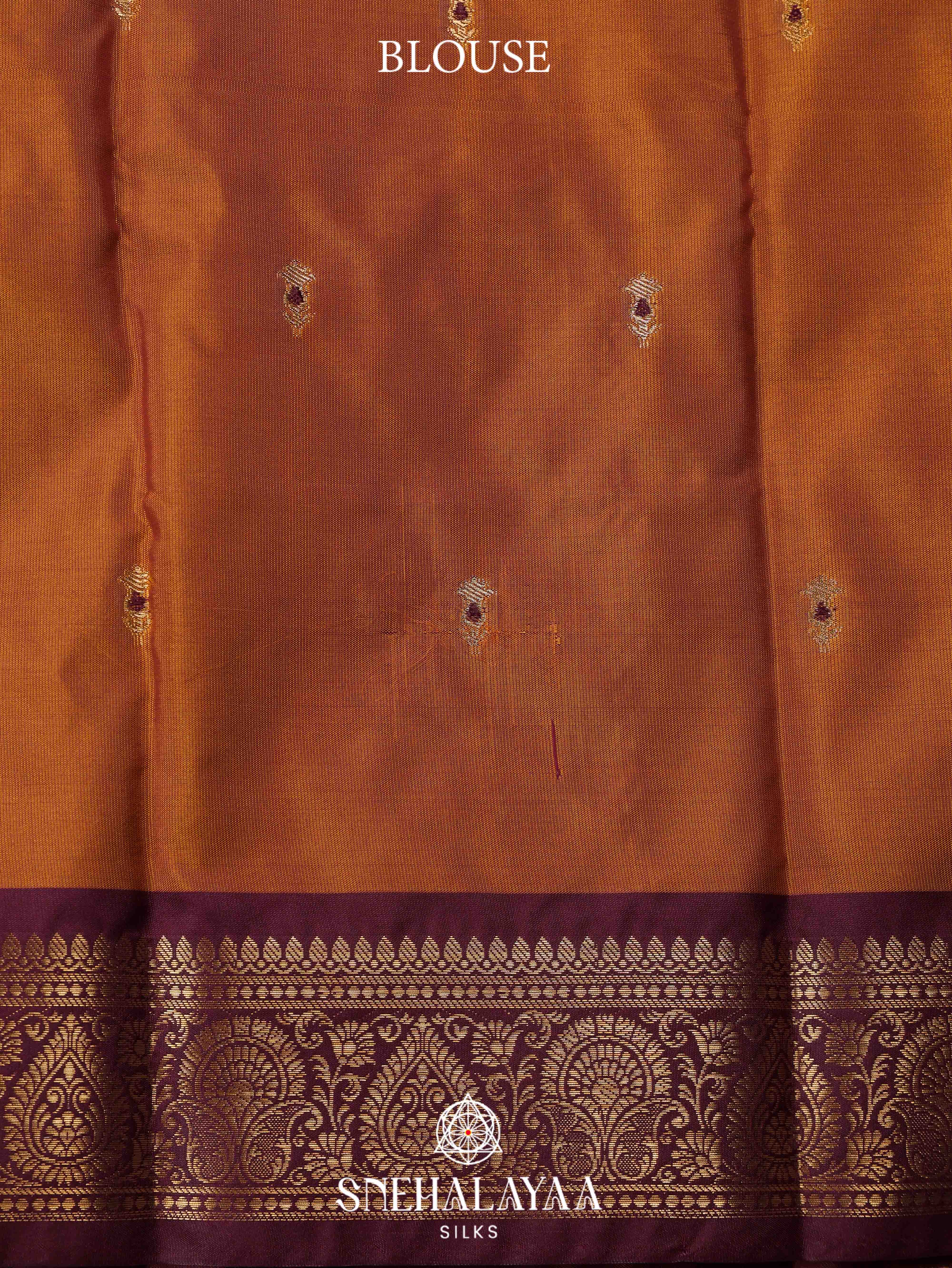 Mango Yellow Art Silk Saree