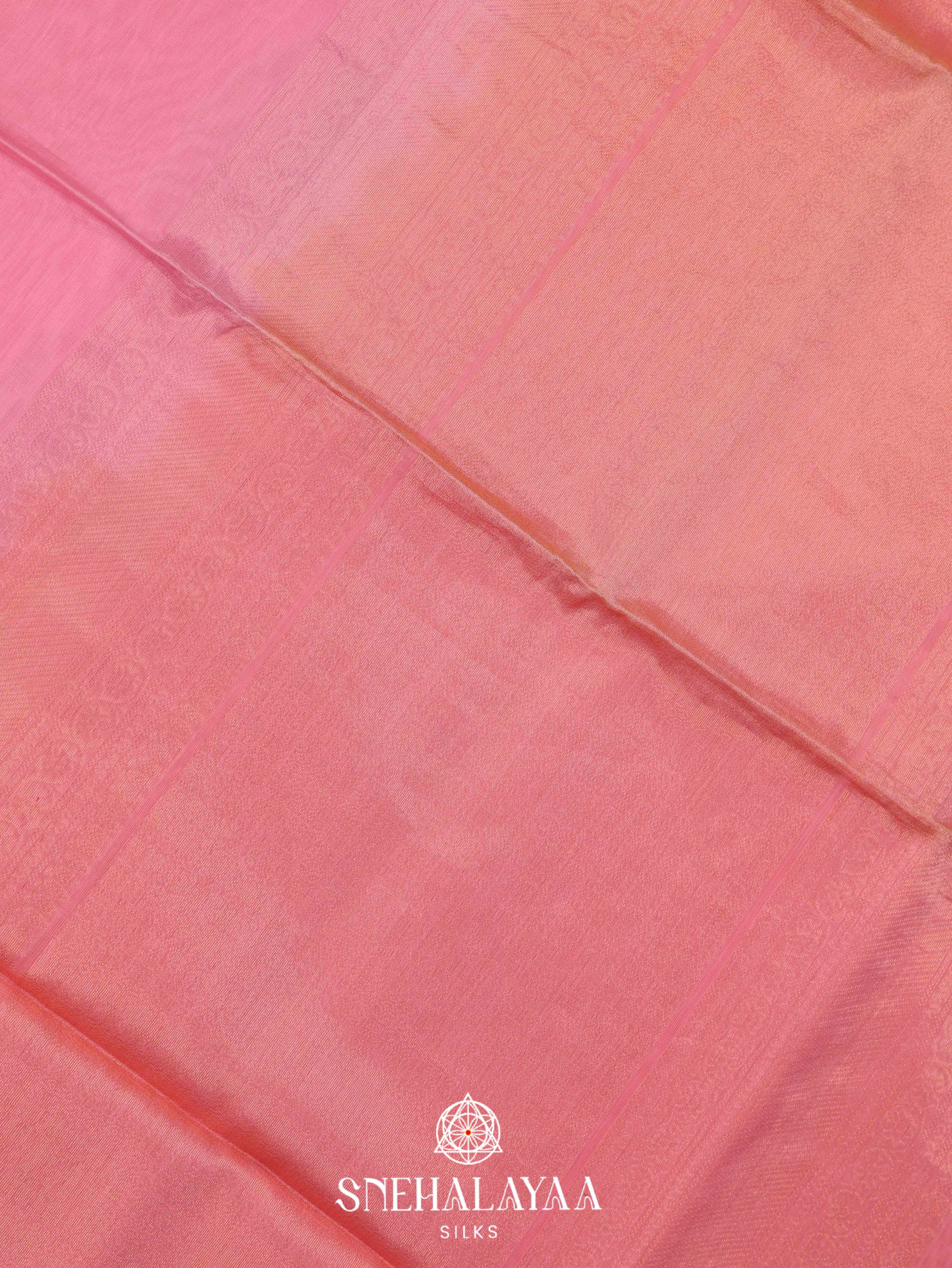 Pink Silk Cotton Saree