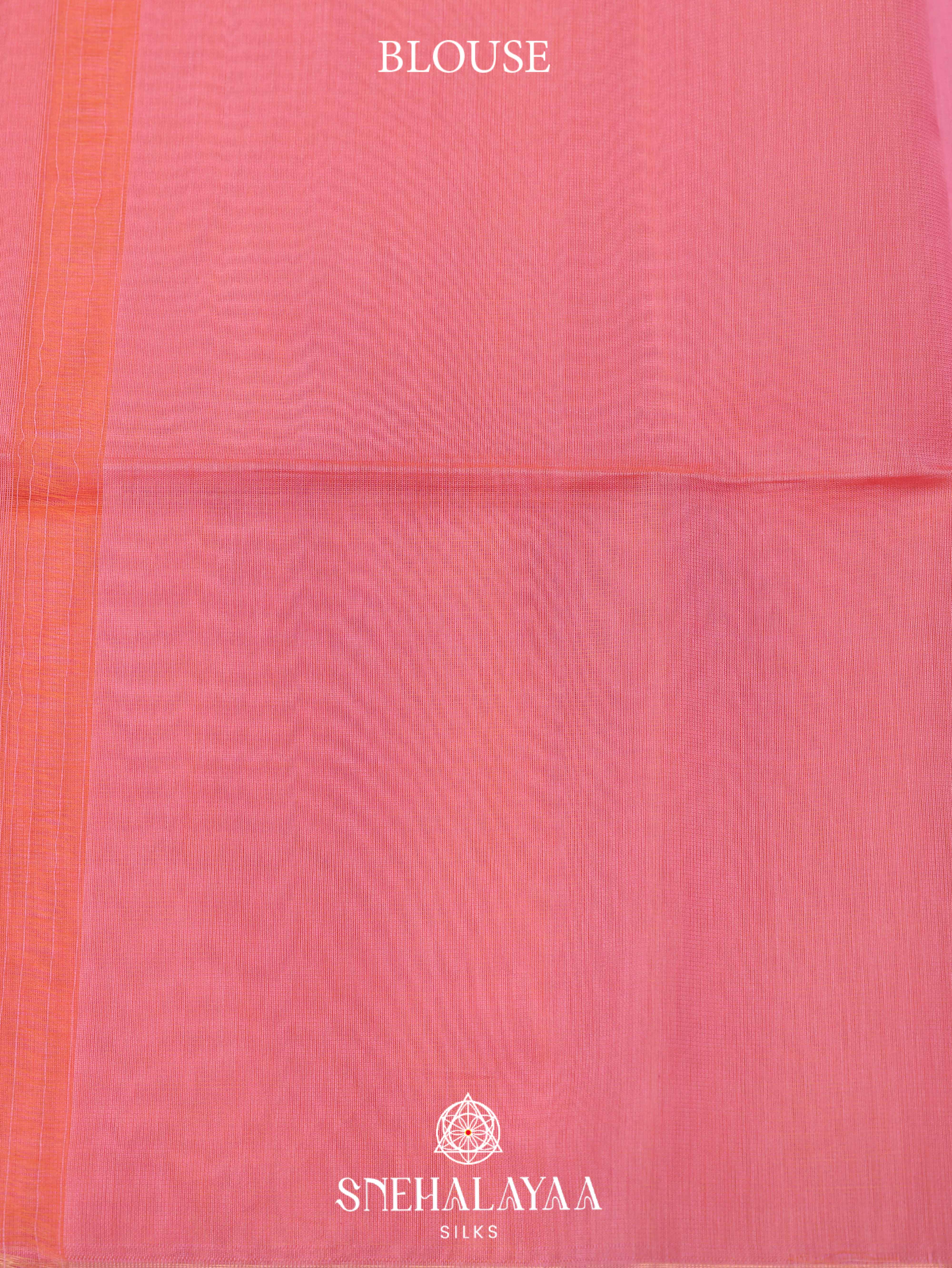 Pink Silk Cotton Saree