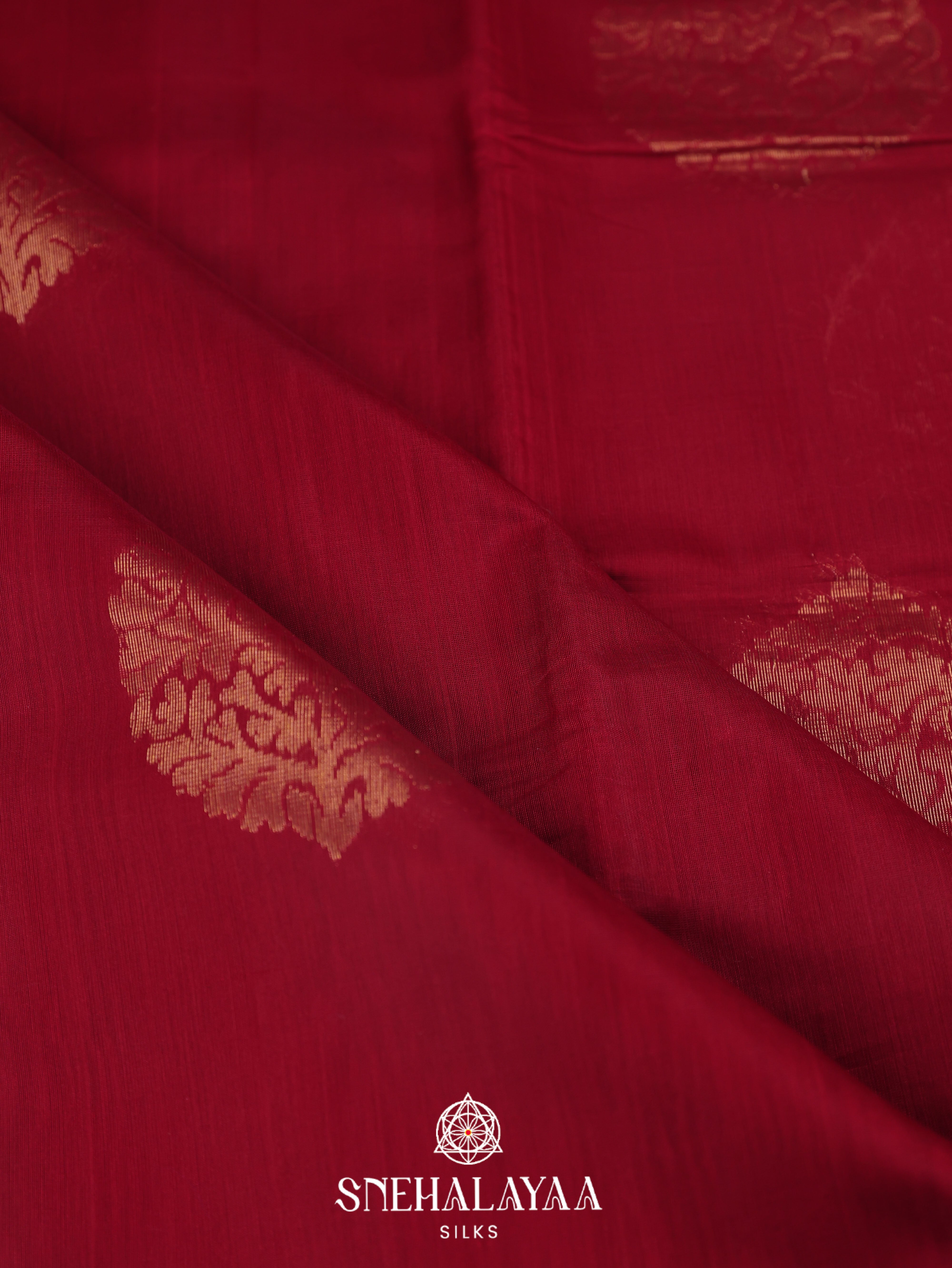 Red Silk Cotton Saree
