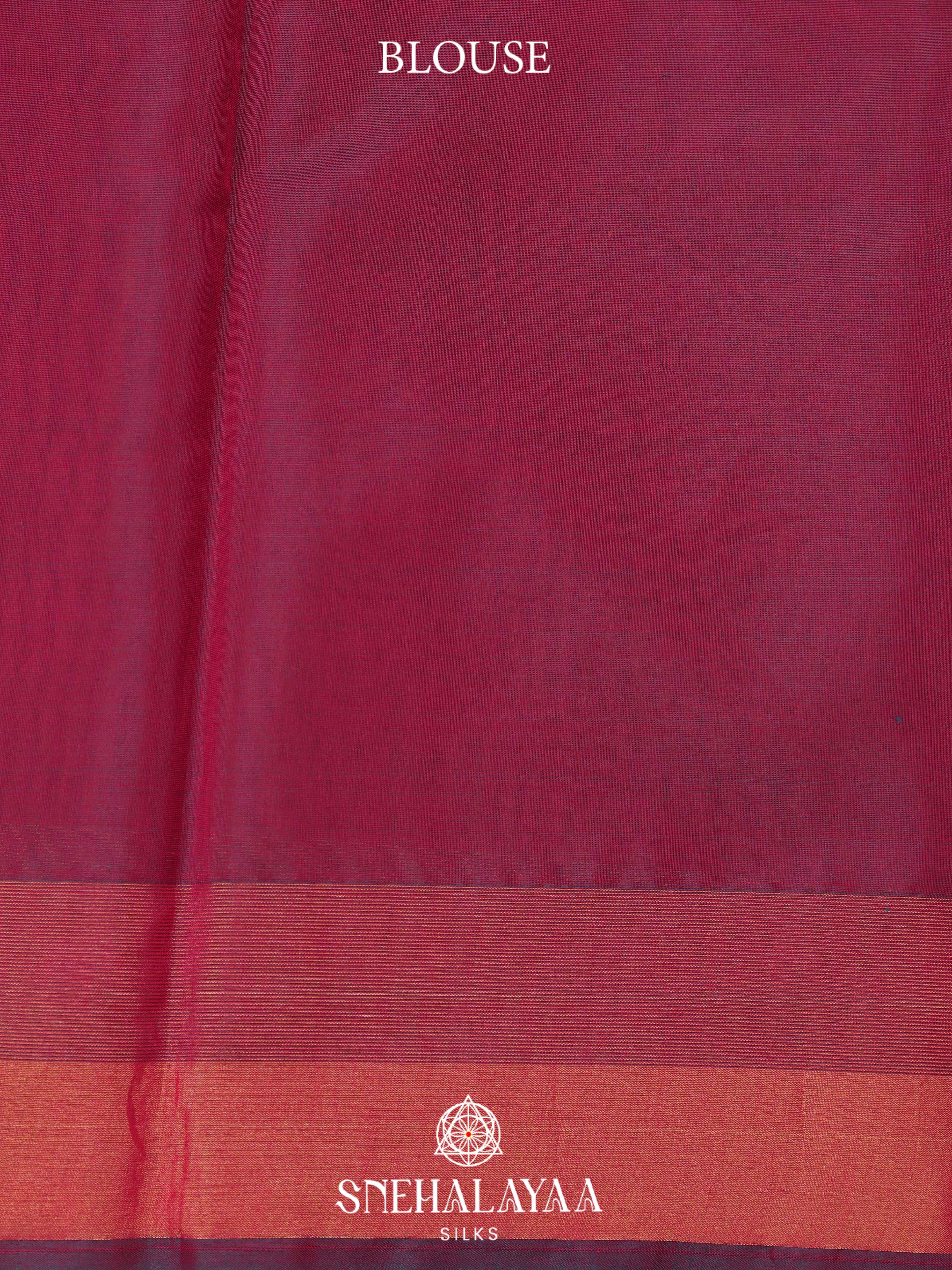 Red Silk Cotton Saree