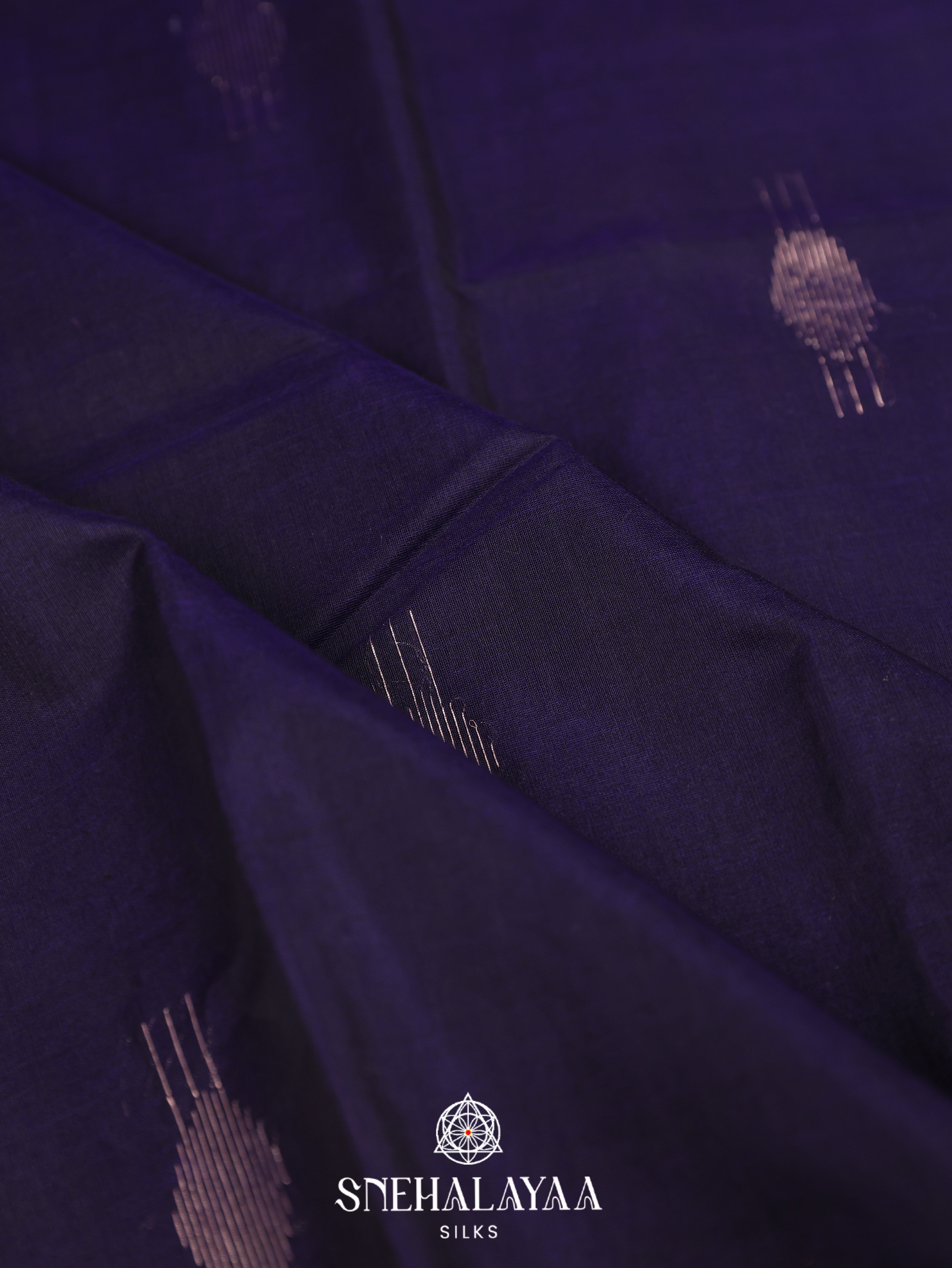 Purple Silk Cotton Saree