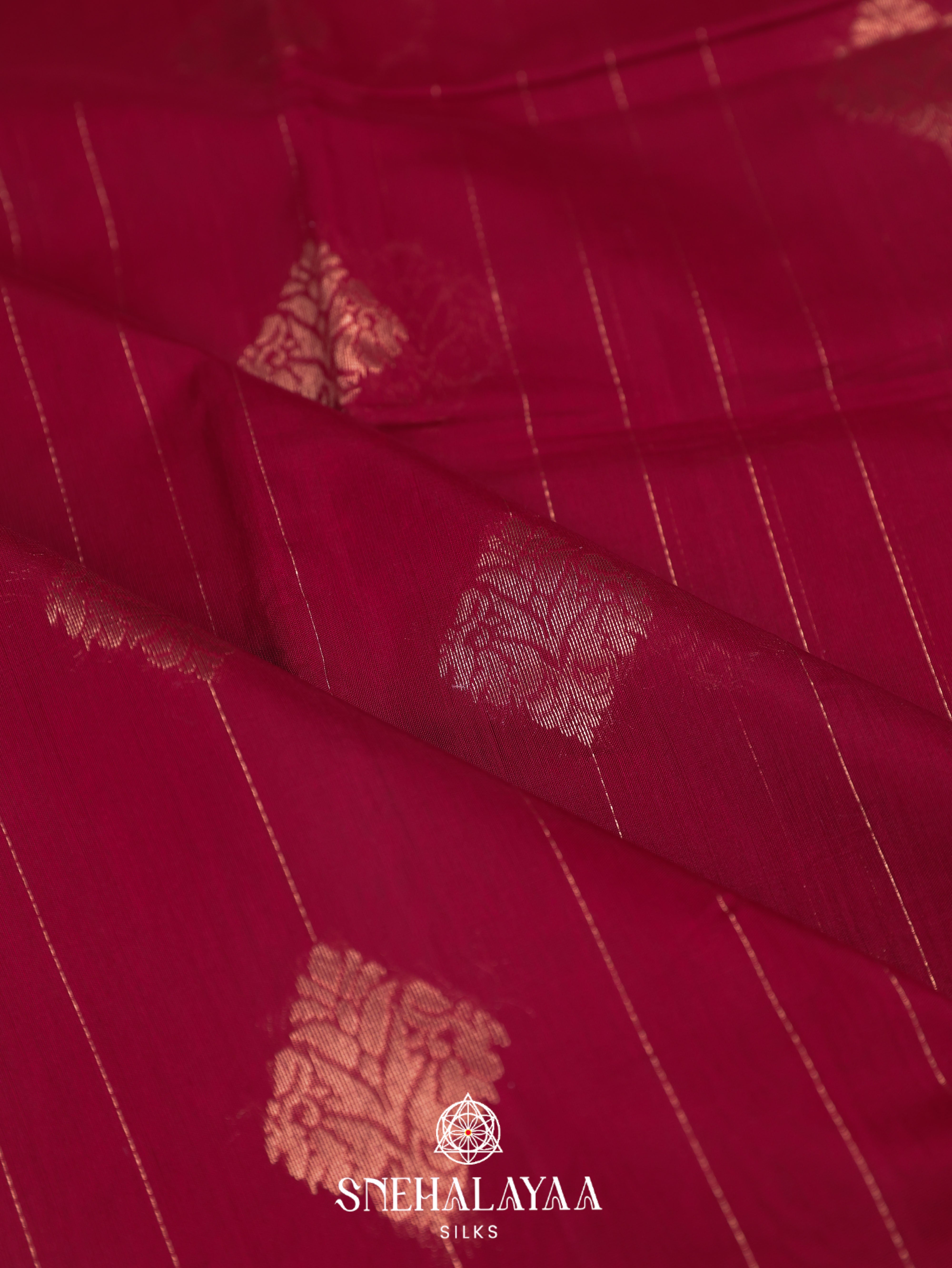 Red Silk Cotton Saree