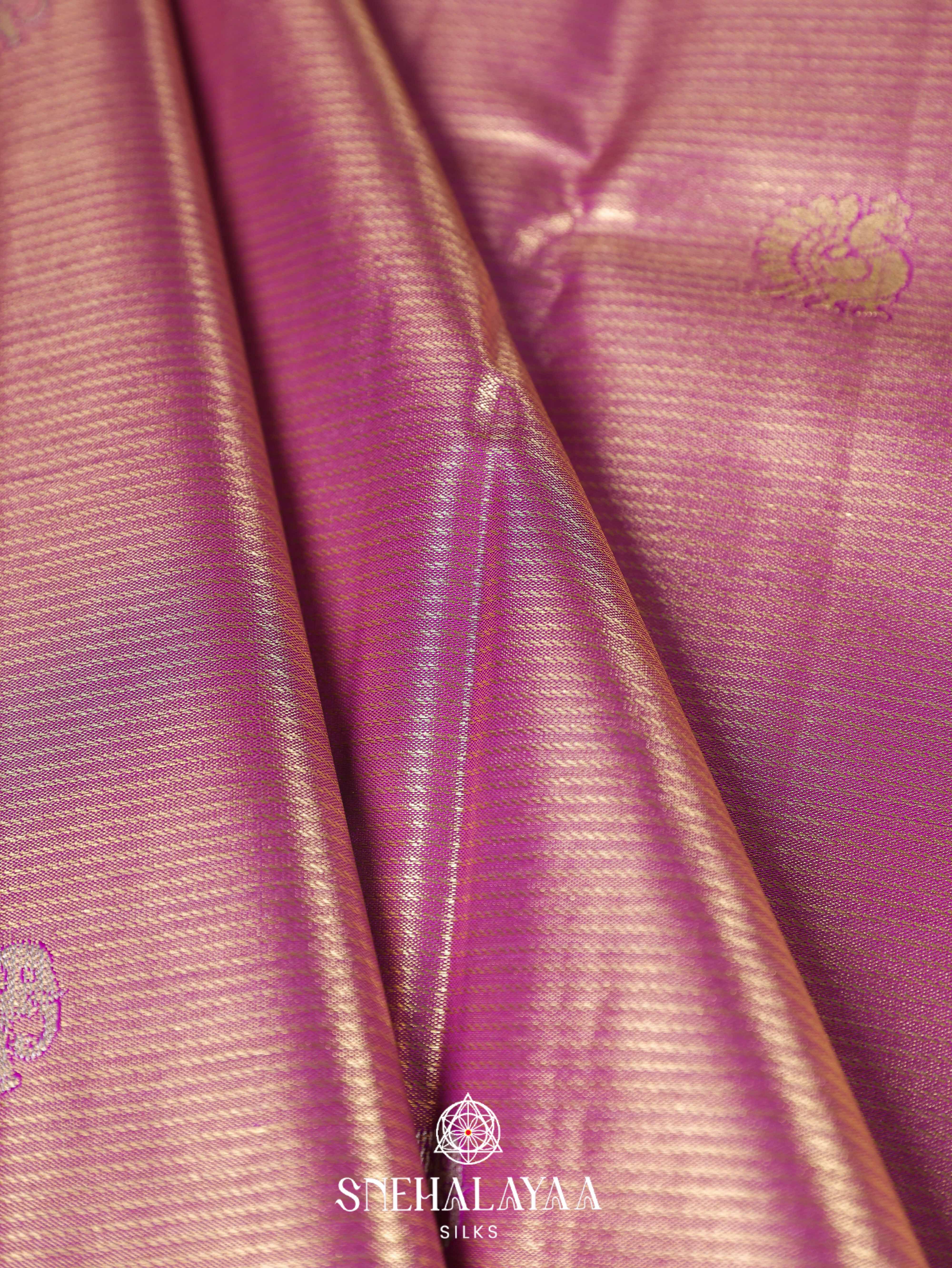 Pink Art Silk Saree