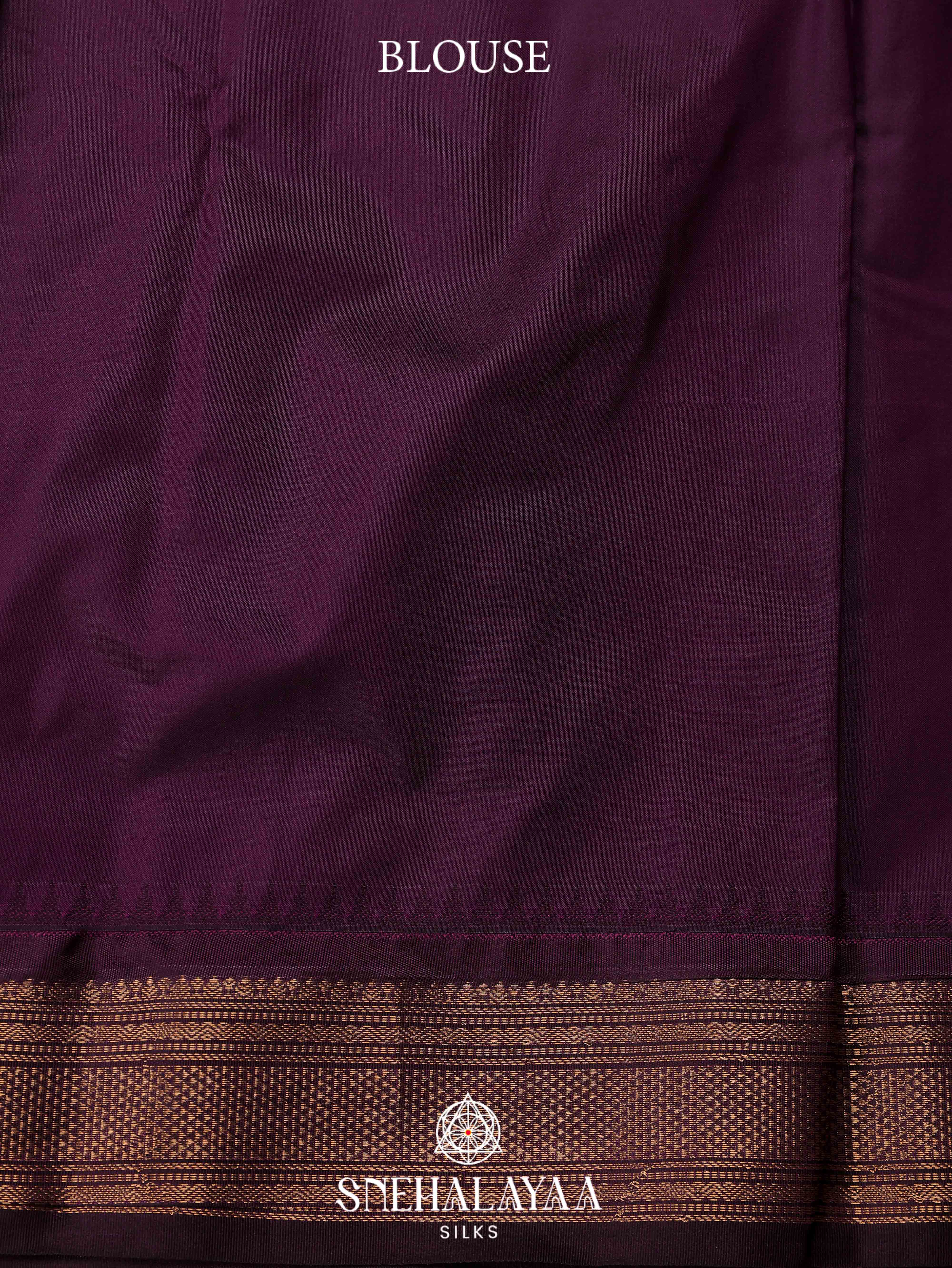 Lavender Art Silk Saree
