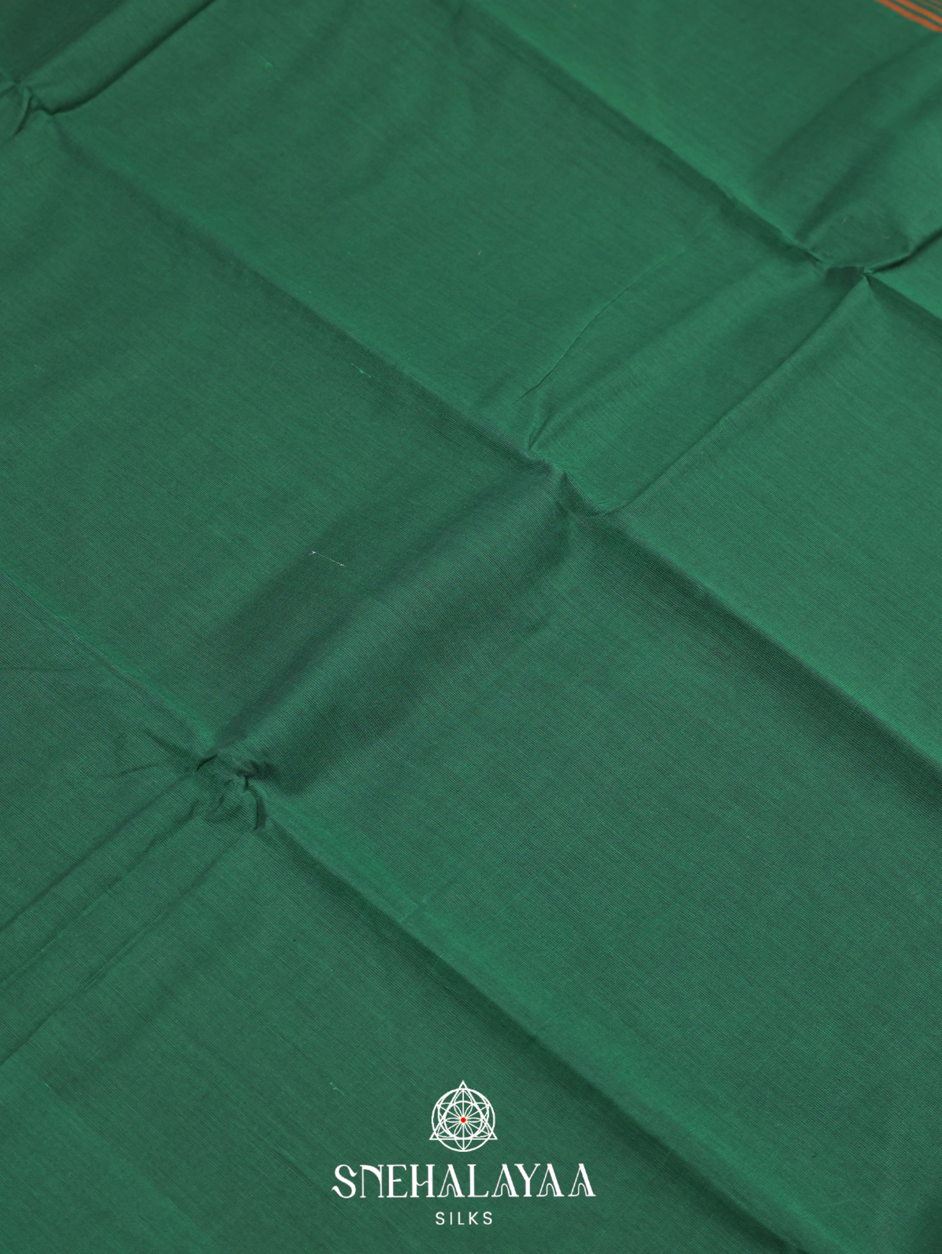 Green Chettinad Cotton Saree