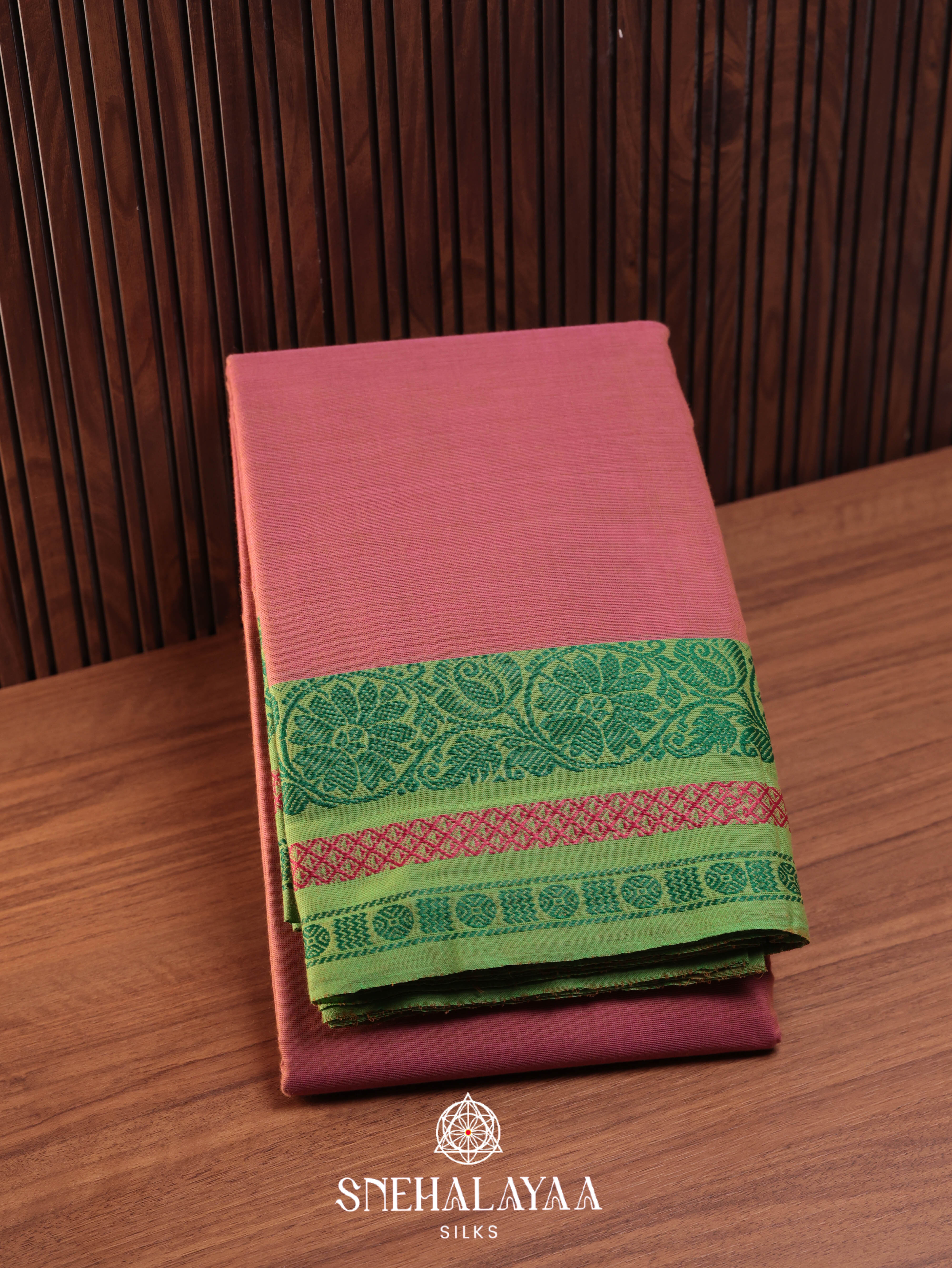 Purple Chettinad Cotton Saree