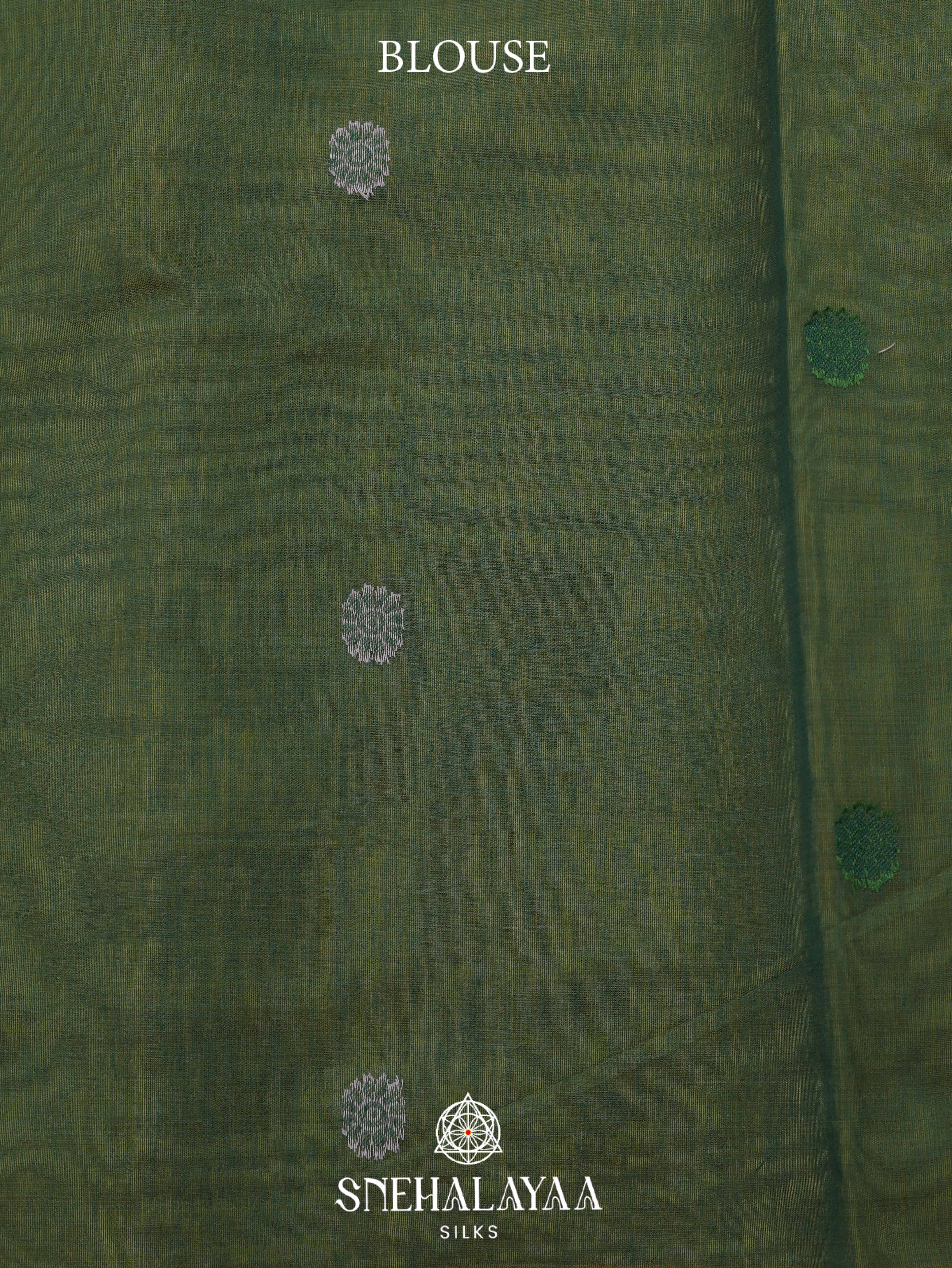 Lemon Yellow Munga Cotton Saree
