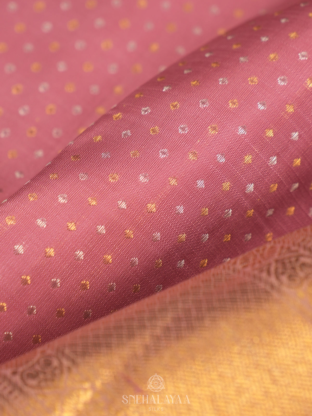 Pink Kanjivaram Silk Saree
