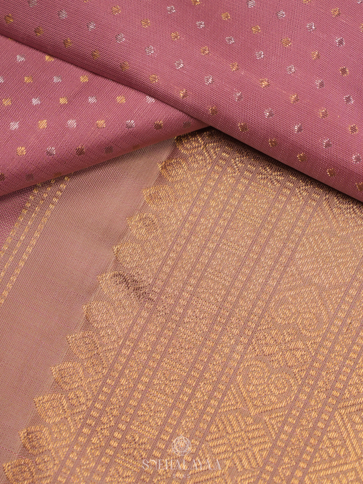 Pink Kanjivaram Silk Saree