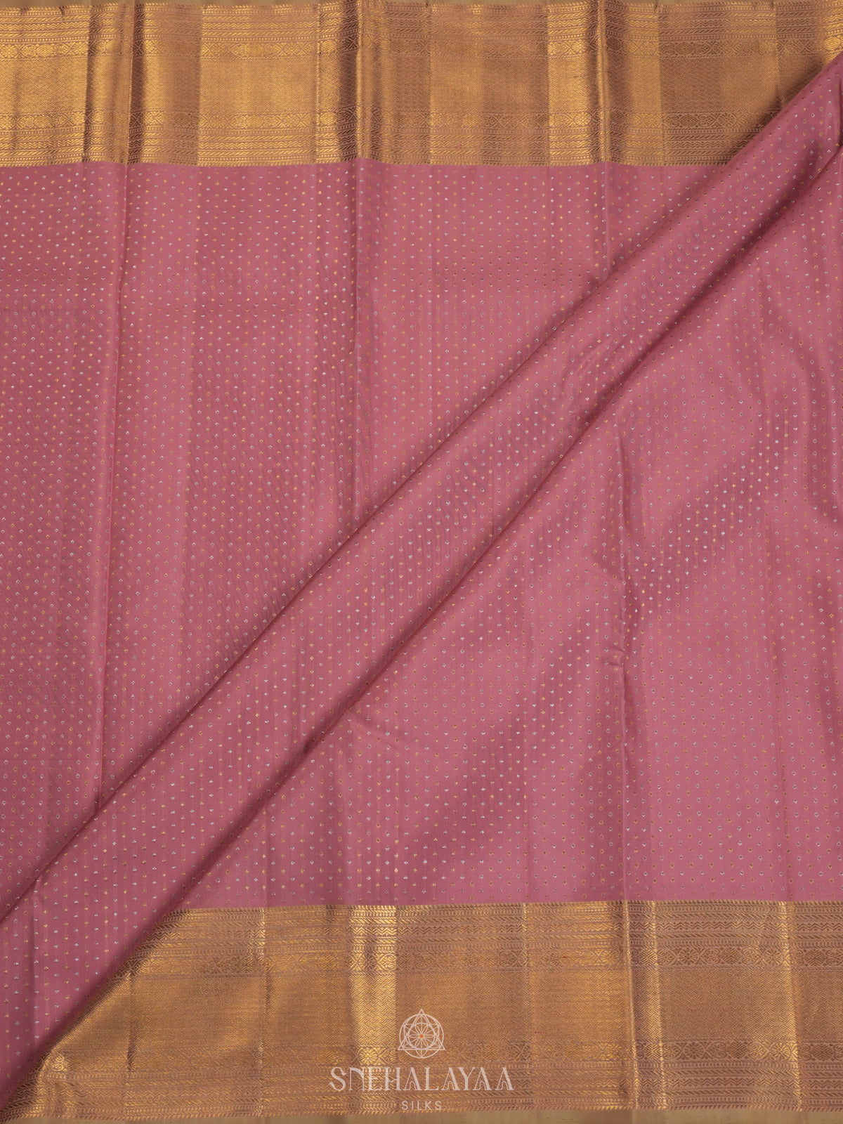 Pink Kanjivaram Silk Saree