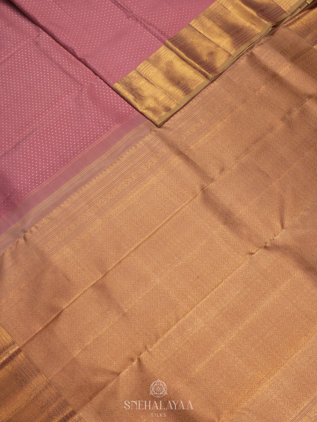 Pink Kanjivaram Silk Saree