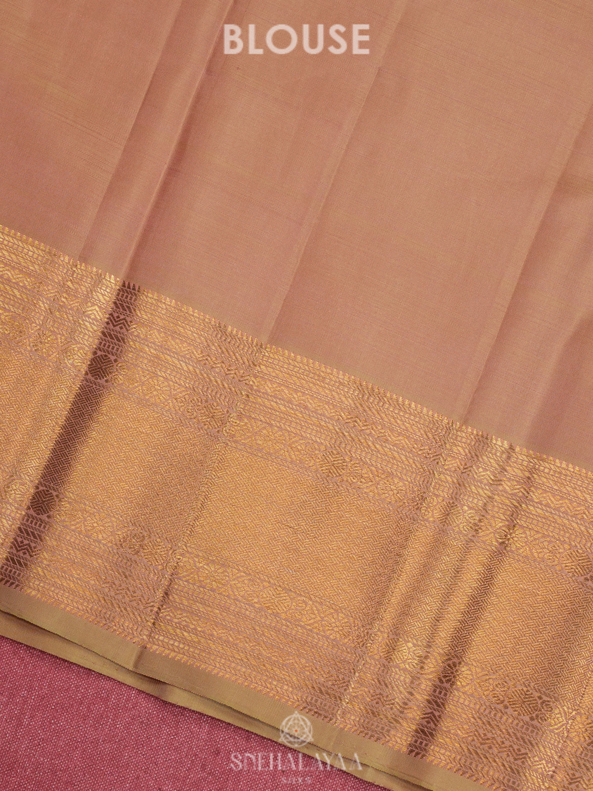 Pink Kanjivaram Silk Saree